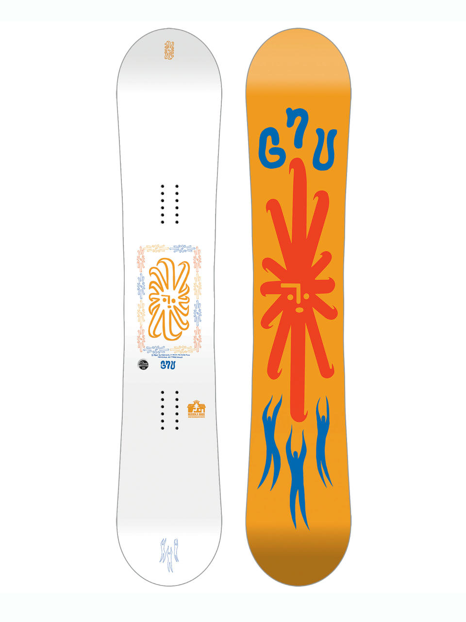 Pánská Snowboard Gnu Headspace (light orange)