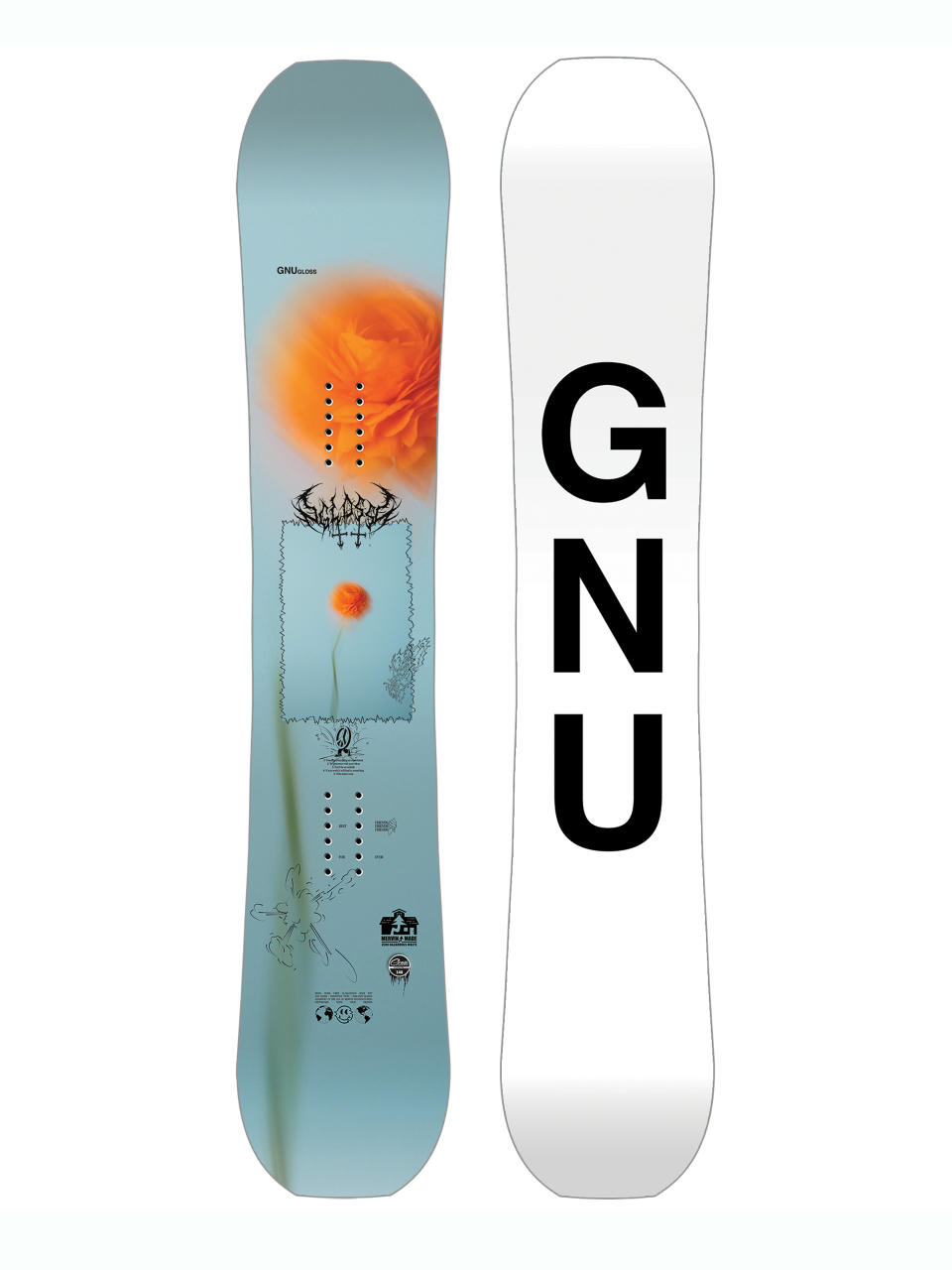 Dámská Snowboard Gnu Gloss (white)