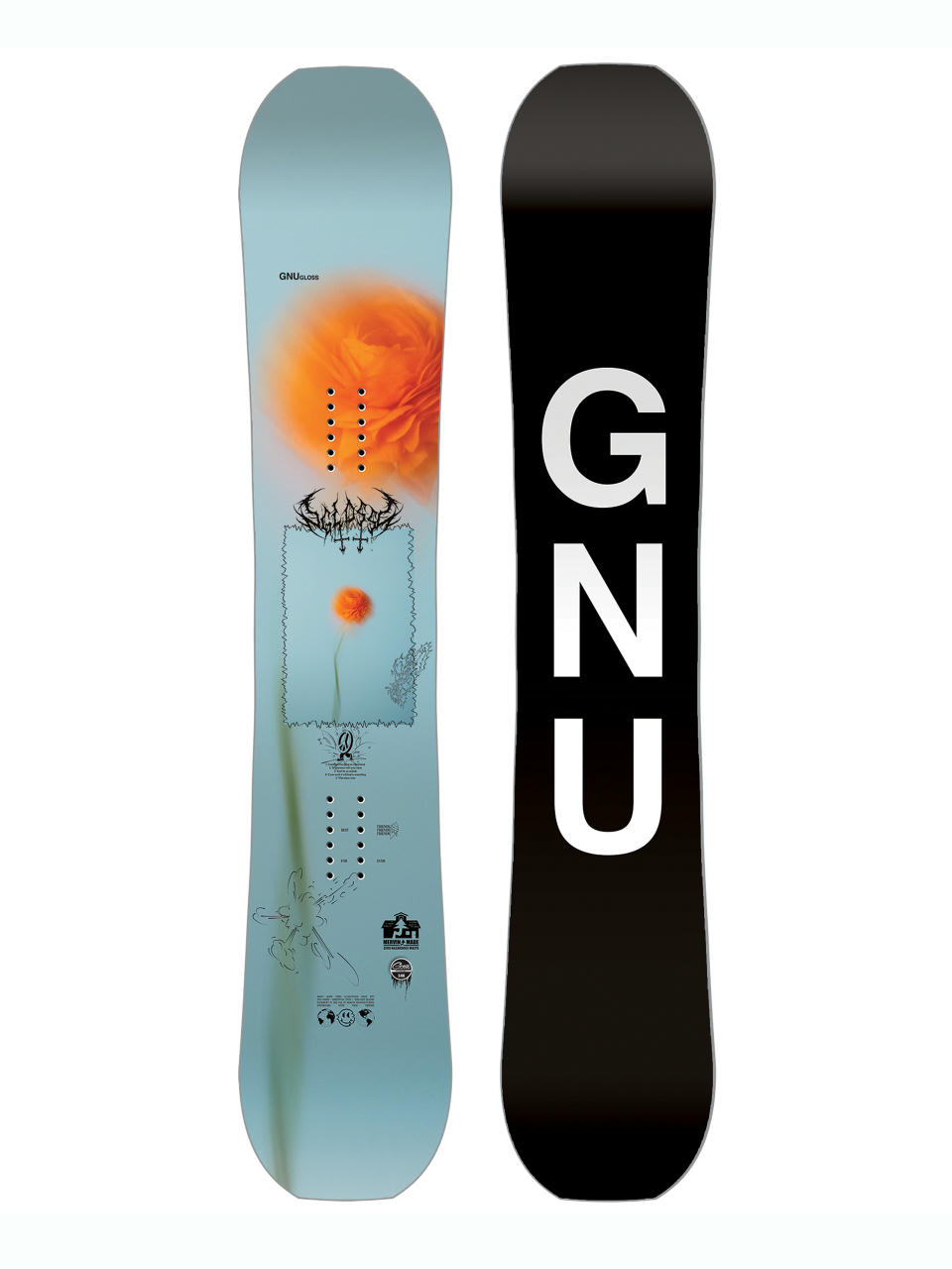 Dámská Snowboard Gnu Gloss (black)