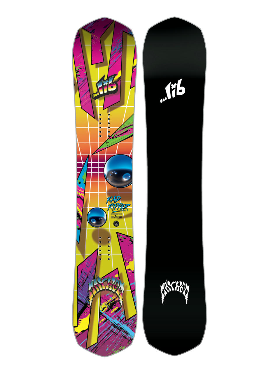 Pánská Snowboard Lib Tech Mayhem Rad Ripper (yellow)