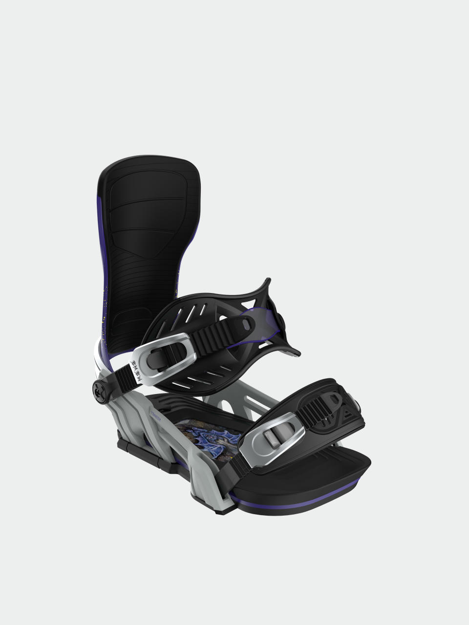 Pánské Snowboardové vázání Bent Metal Transfer (grey/purple)