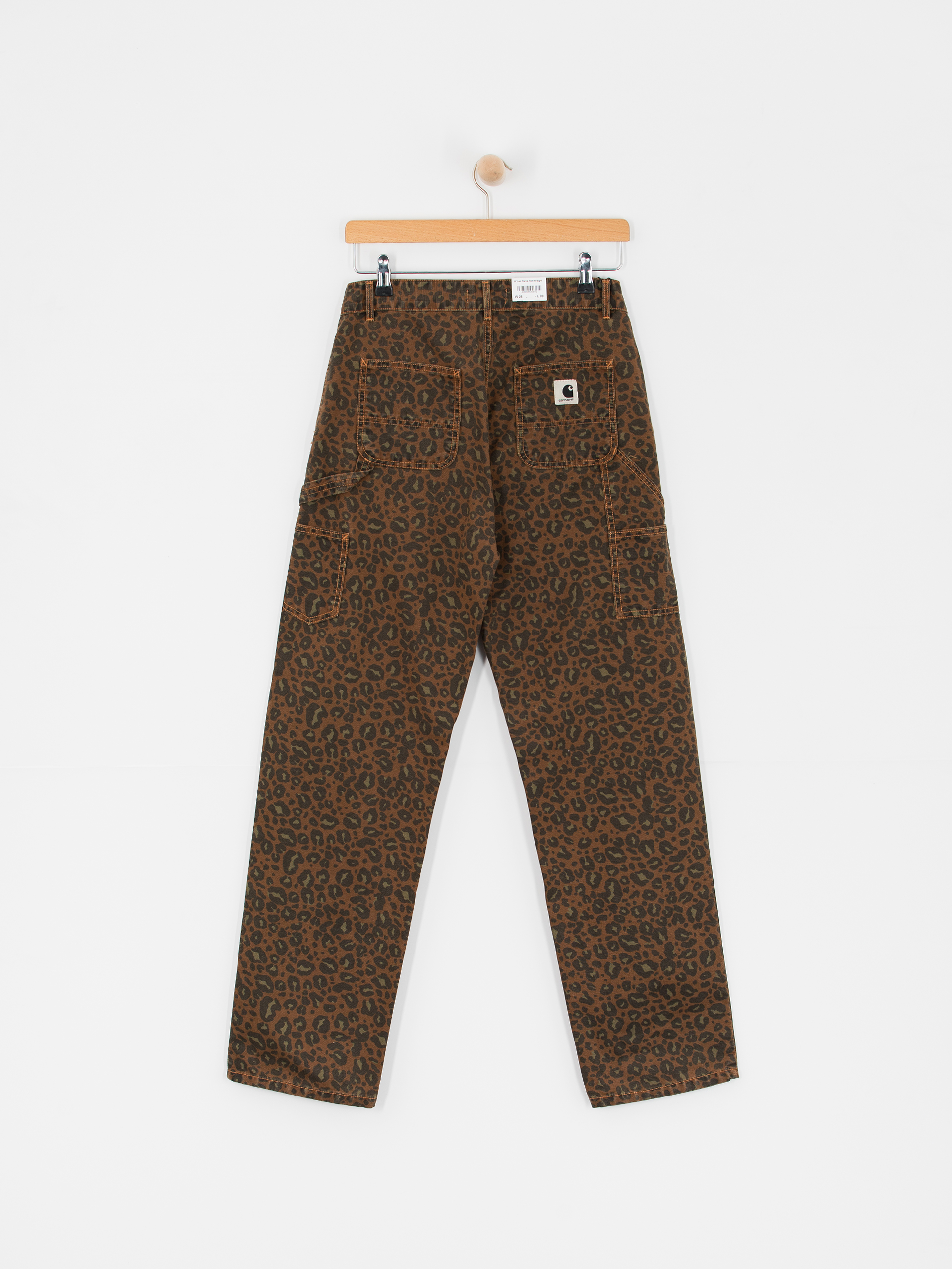 Kalhoty Carhartt WIP Leo Pierce Wmn (camo leo/tamarind/tamarind)