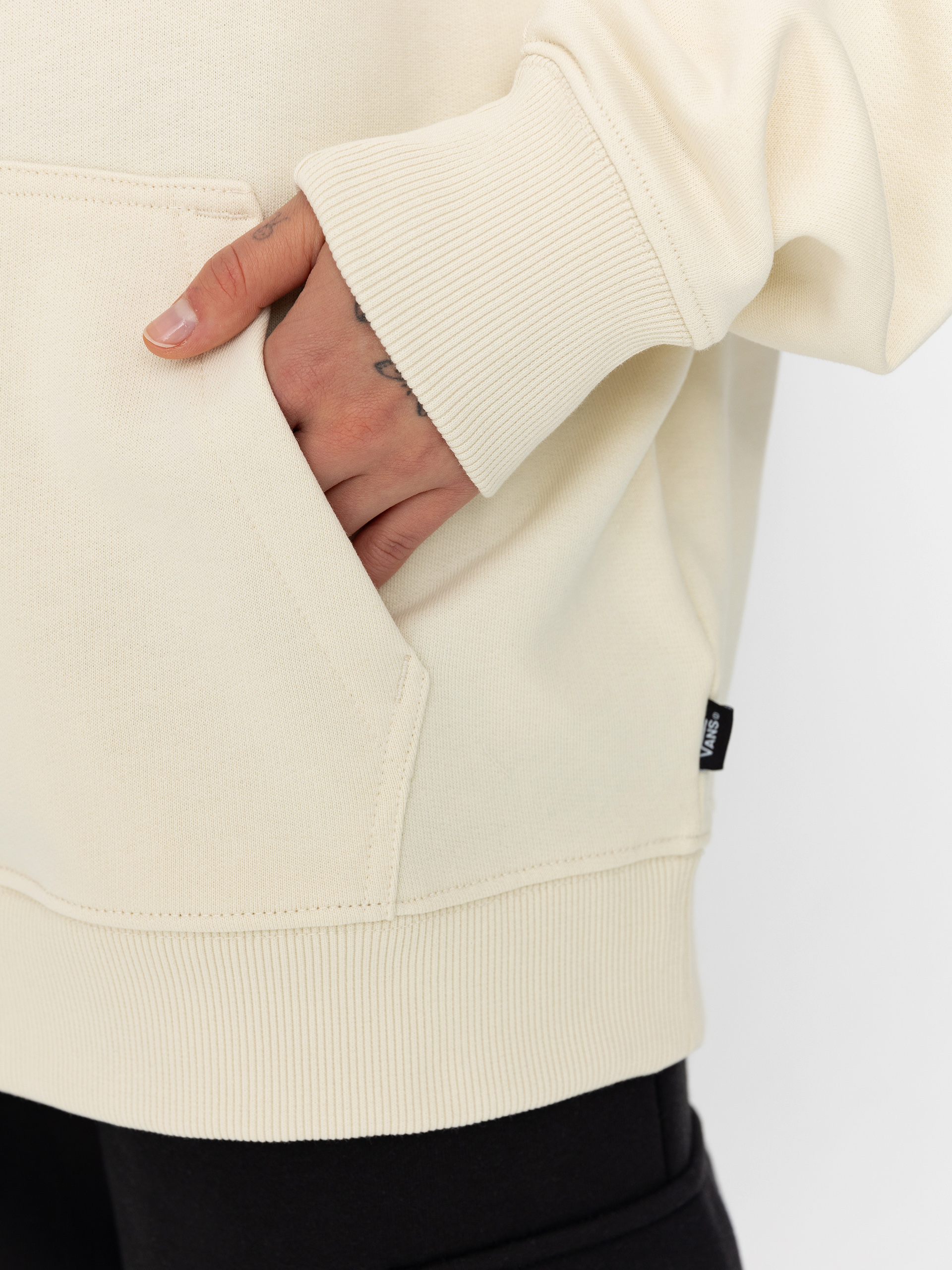 Mikina s kapucí Vans Flying V HD Wmn (flying v turtledove)