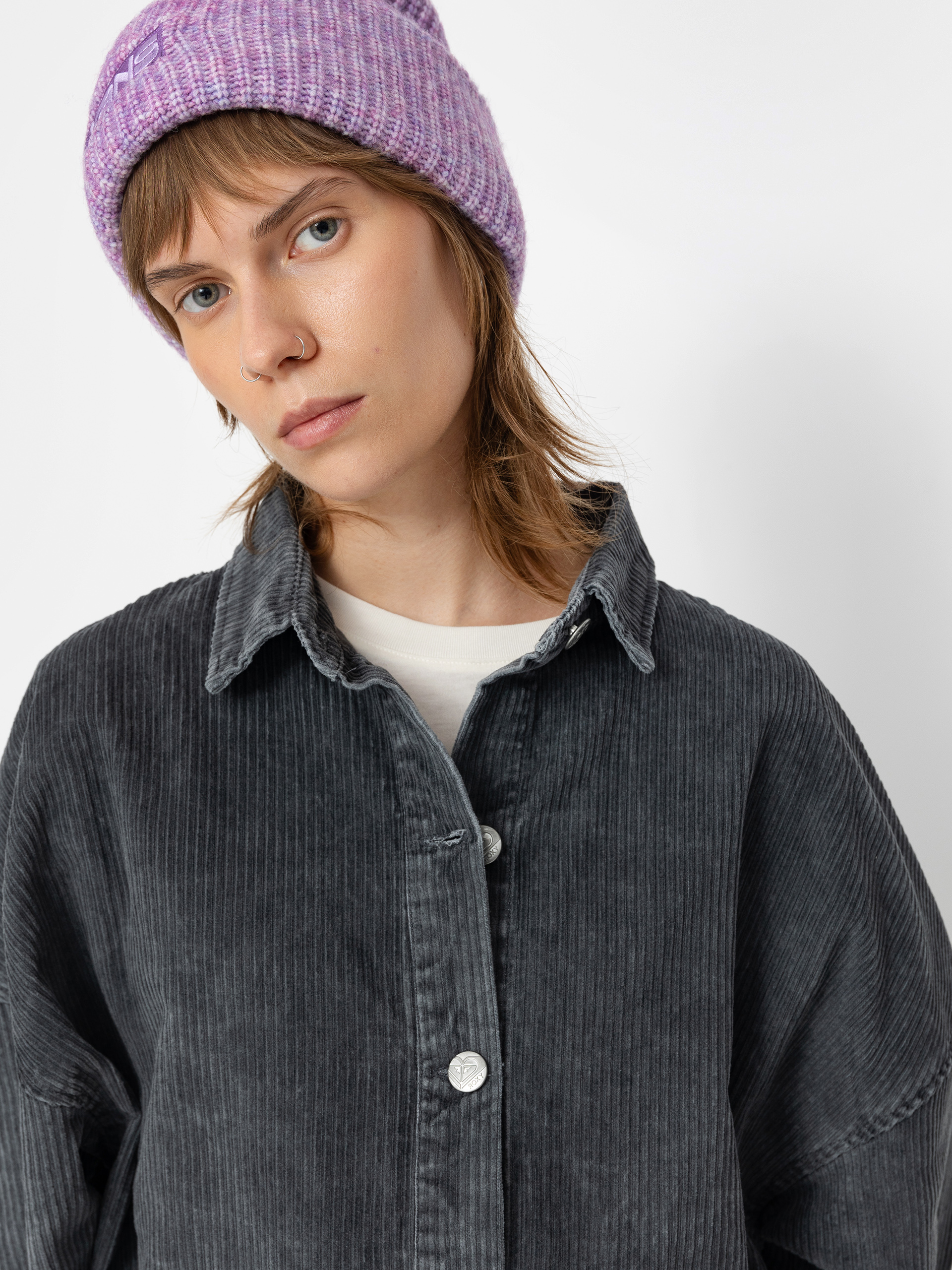 Košile Roxy Kick Back Washed Cord Wmn (phantom)