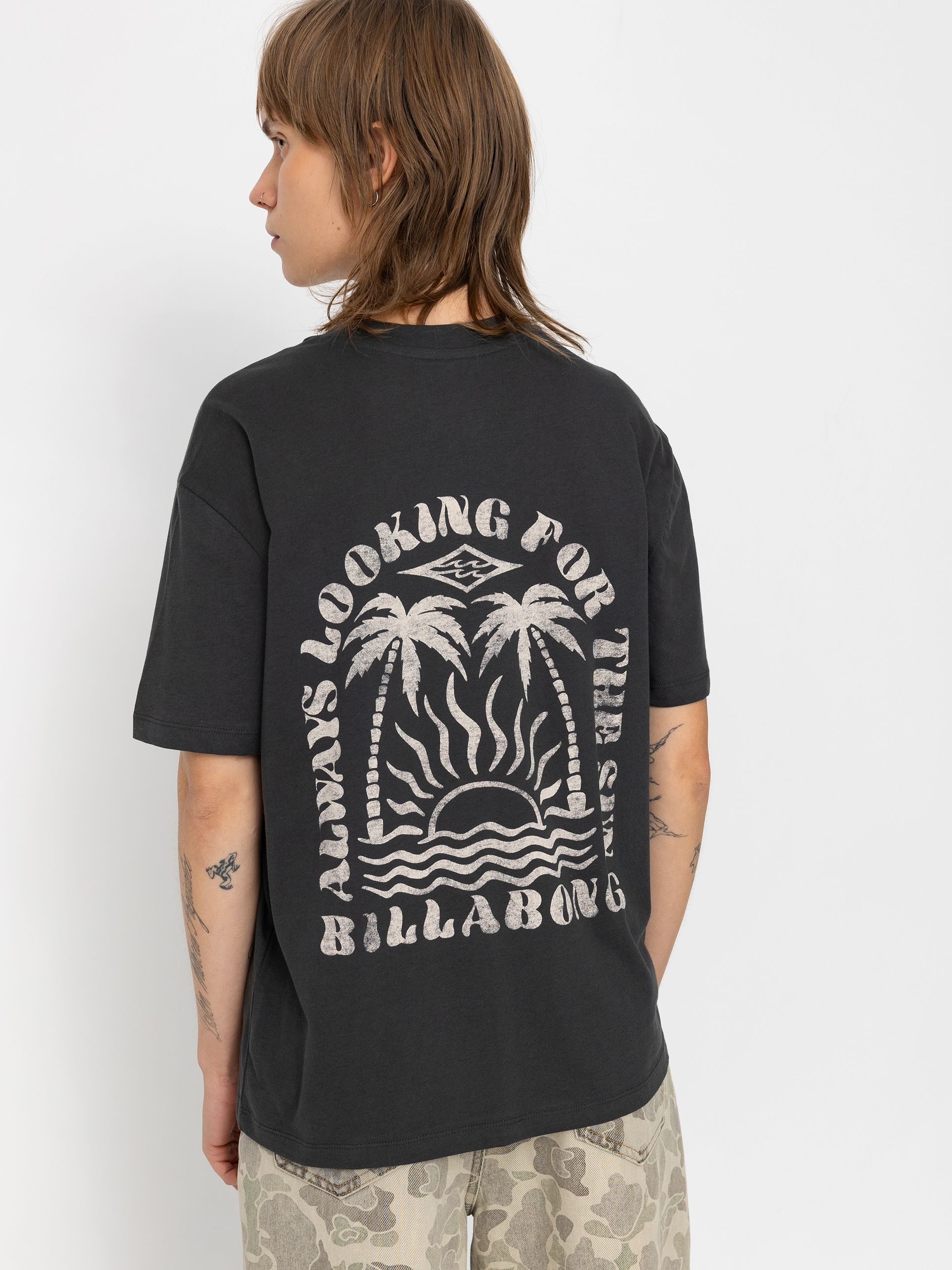 Tričko Billabong Always Looking Wmn (off black)