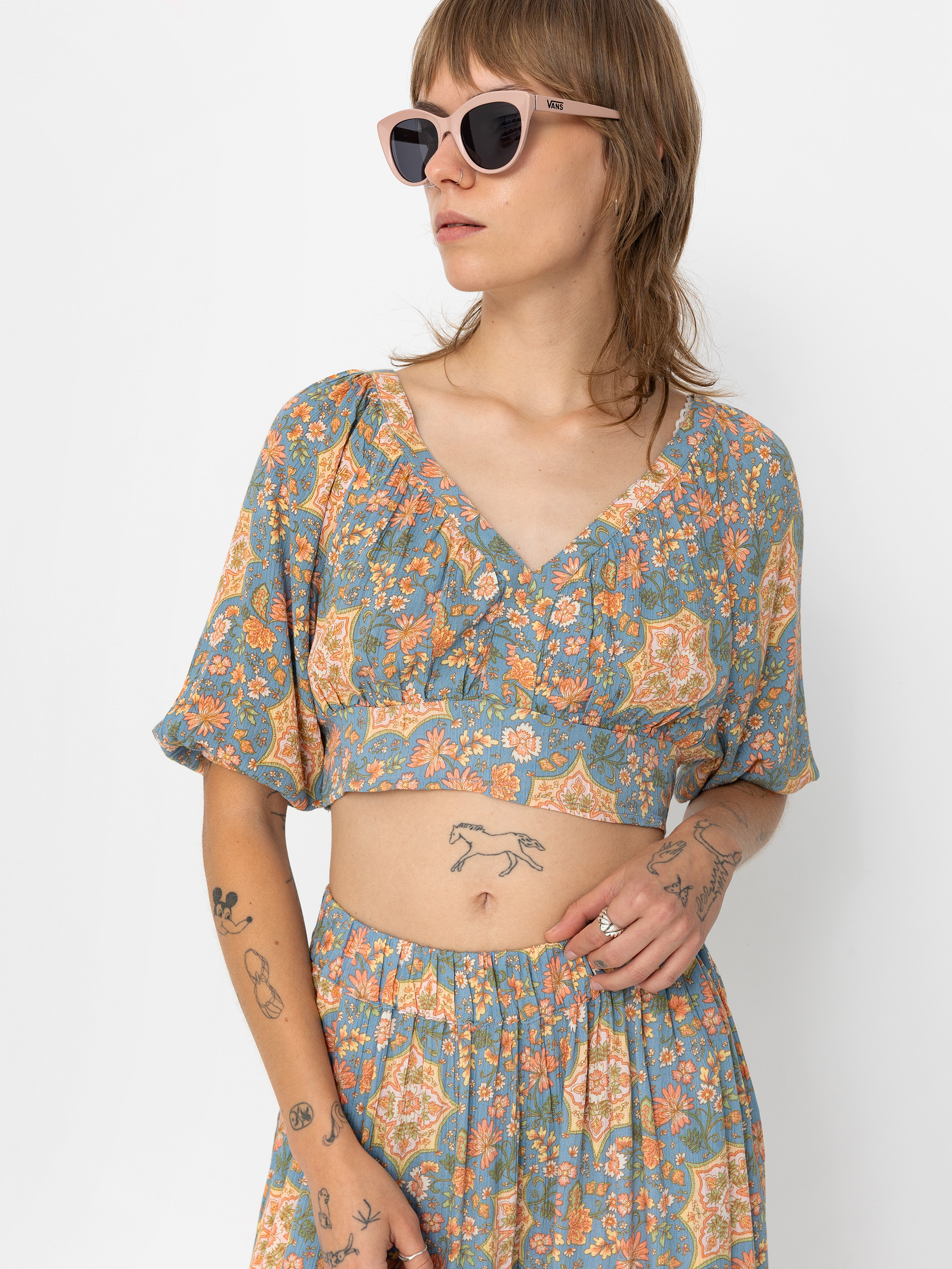 Tričko Billabong In The Palms Top Wmn (western sky)