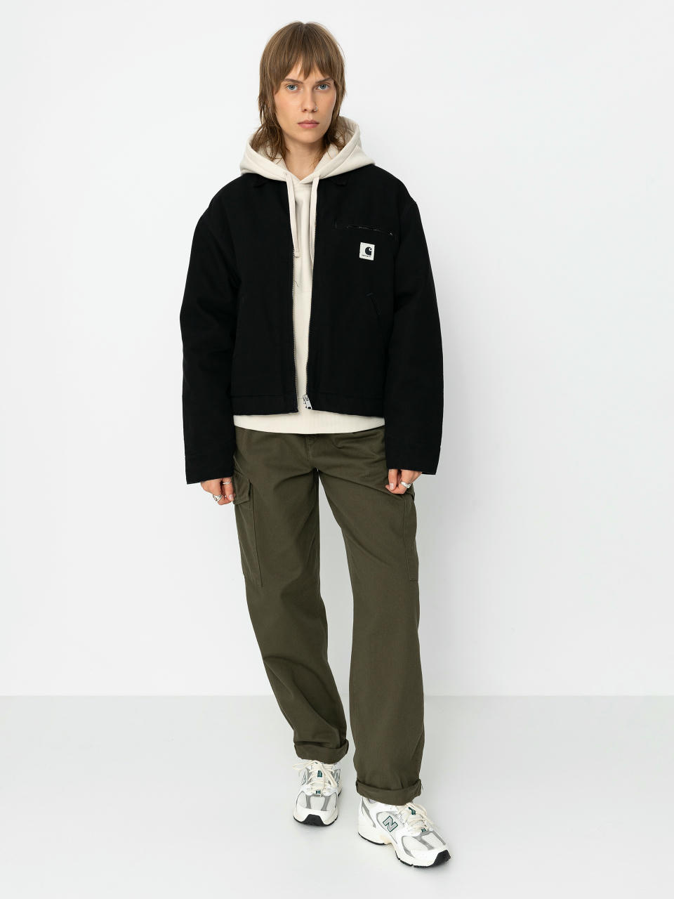 Bunda Carhartt WIP OG Detroit Wmn (black/black)