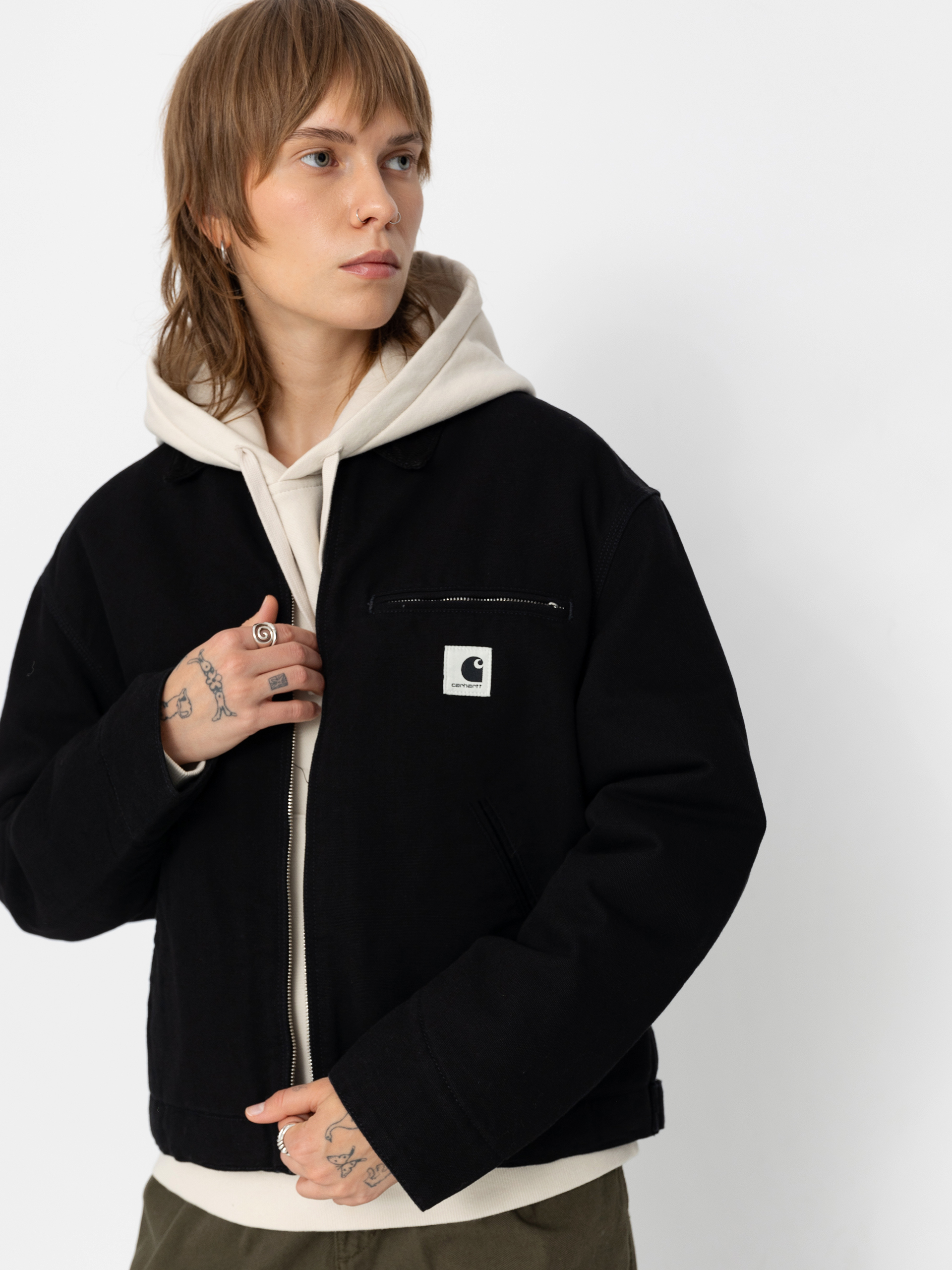 Bunda Carhartt WIP OG Detroit Wmn (black/black)