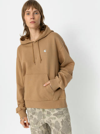 Mikina s kapucí Carhartt WIP Casey HD Wmn (peanut/silver)