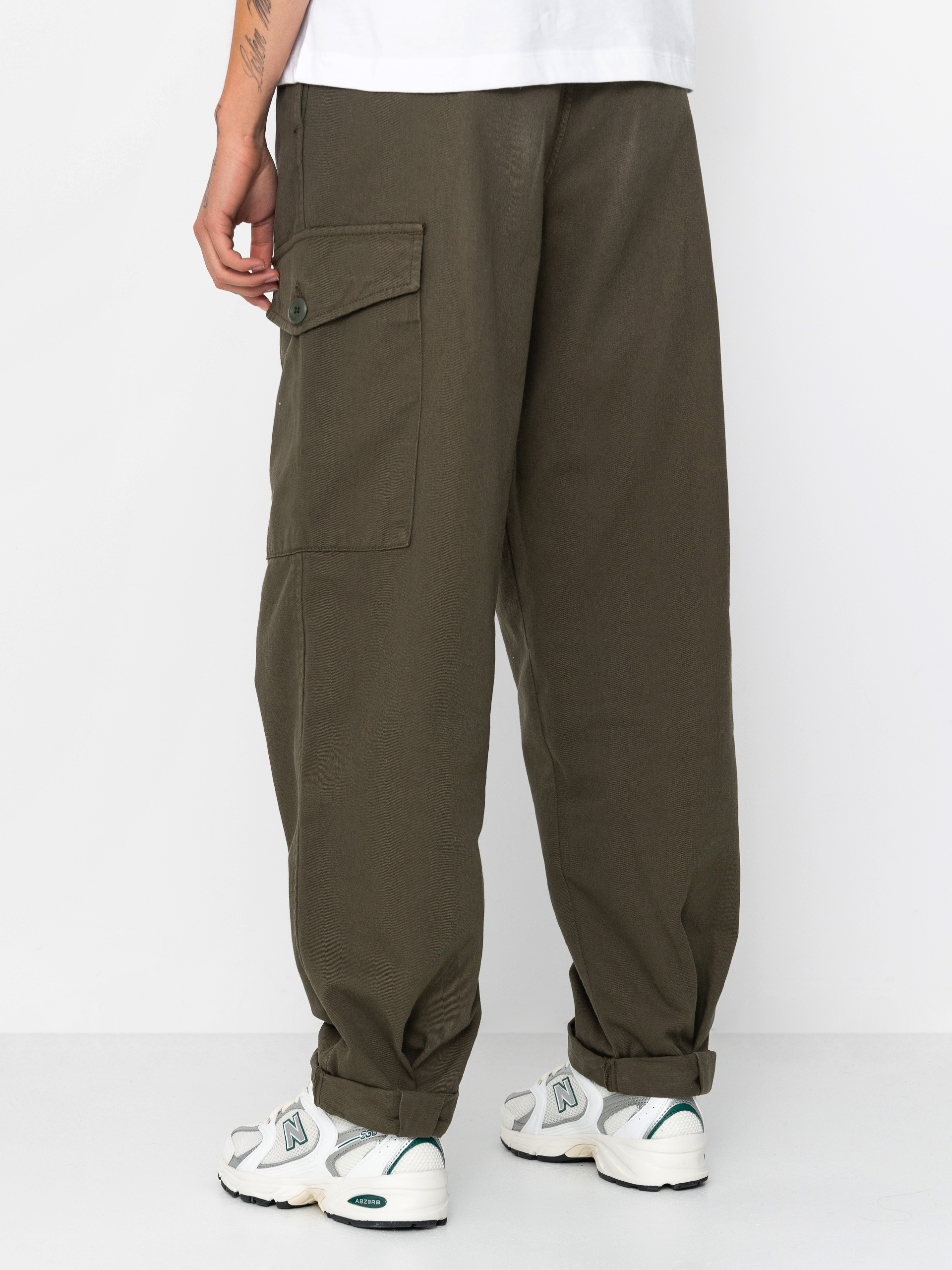 Kalhoty Carhartt WIP Collins Wmn (office green)