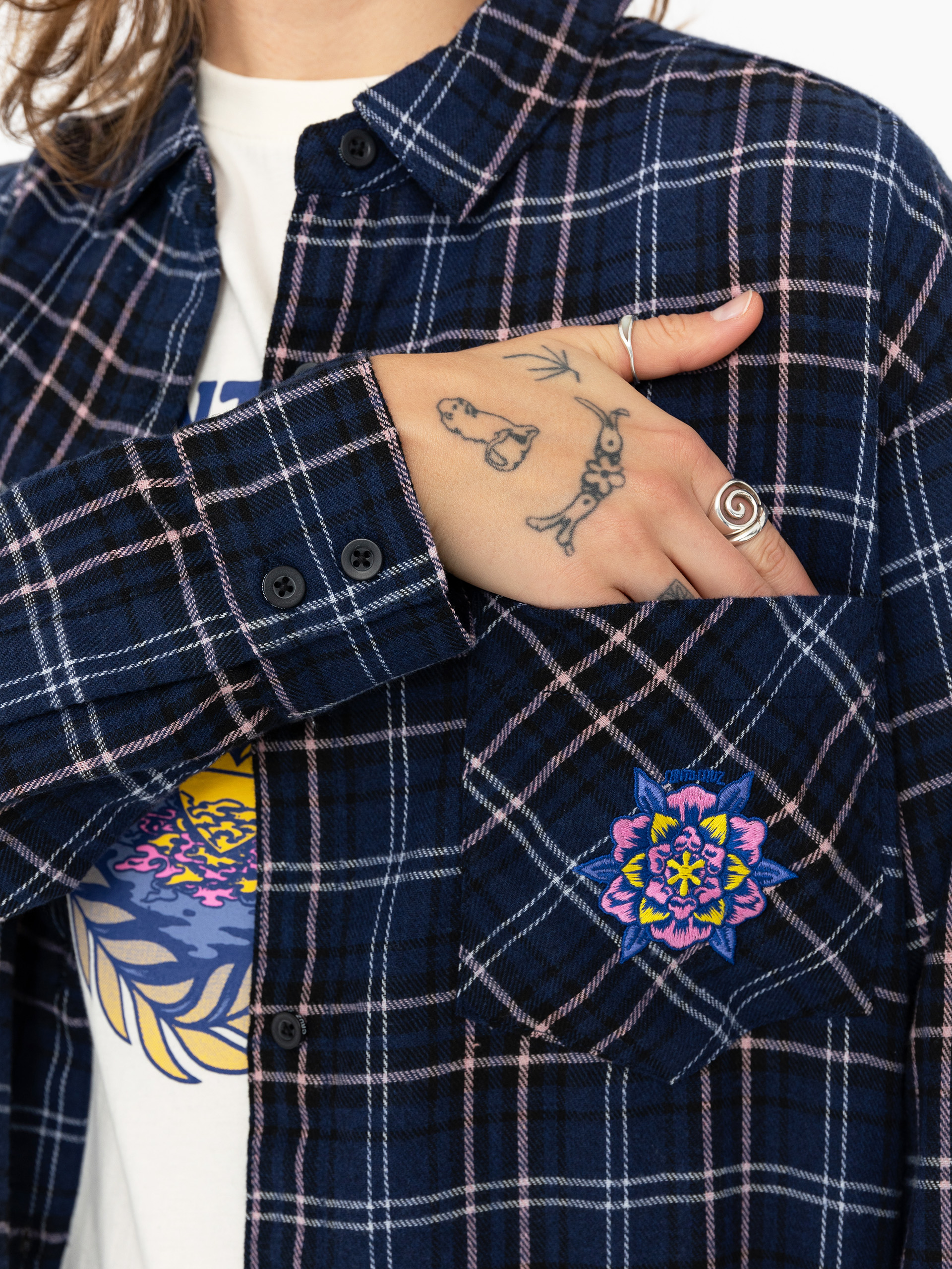 Sukně Santa Cruz Portland Wmn (blue check)