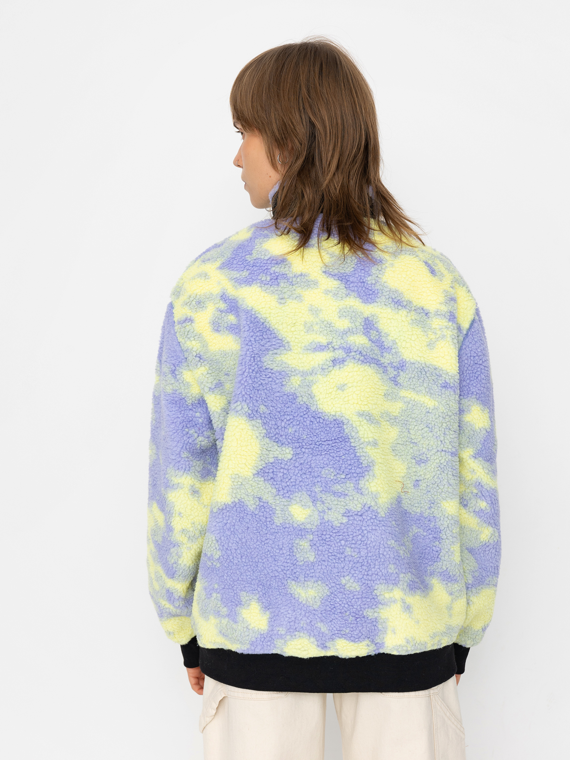 Bunda Santa Cruz Astra Sherpa Fleece Wmn (purple/yellow tie dye)