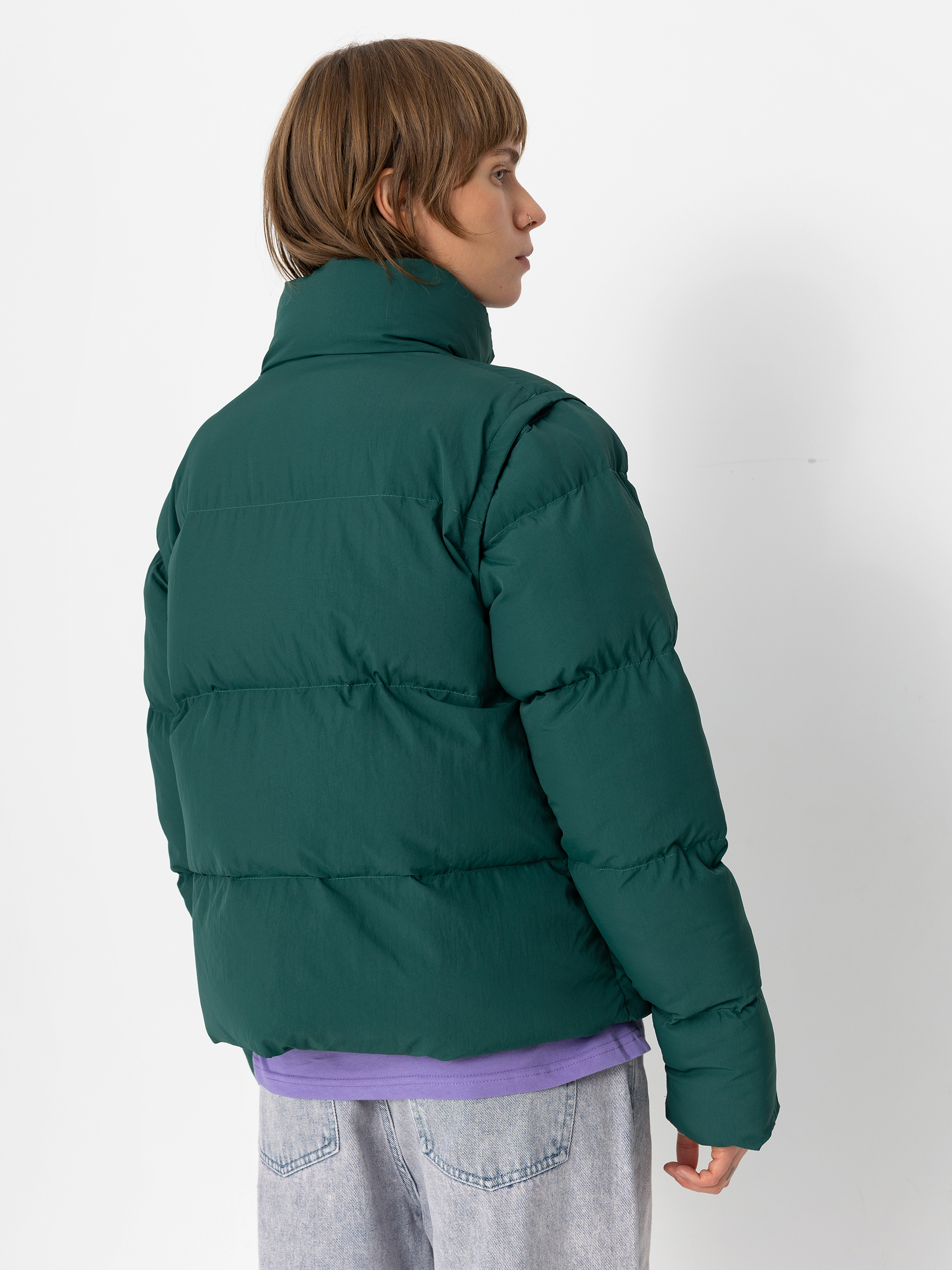 Bunda Santa Cruz Strip 2 In 1 Quilted Wmn (emerald)
