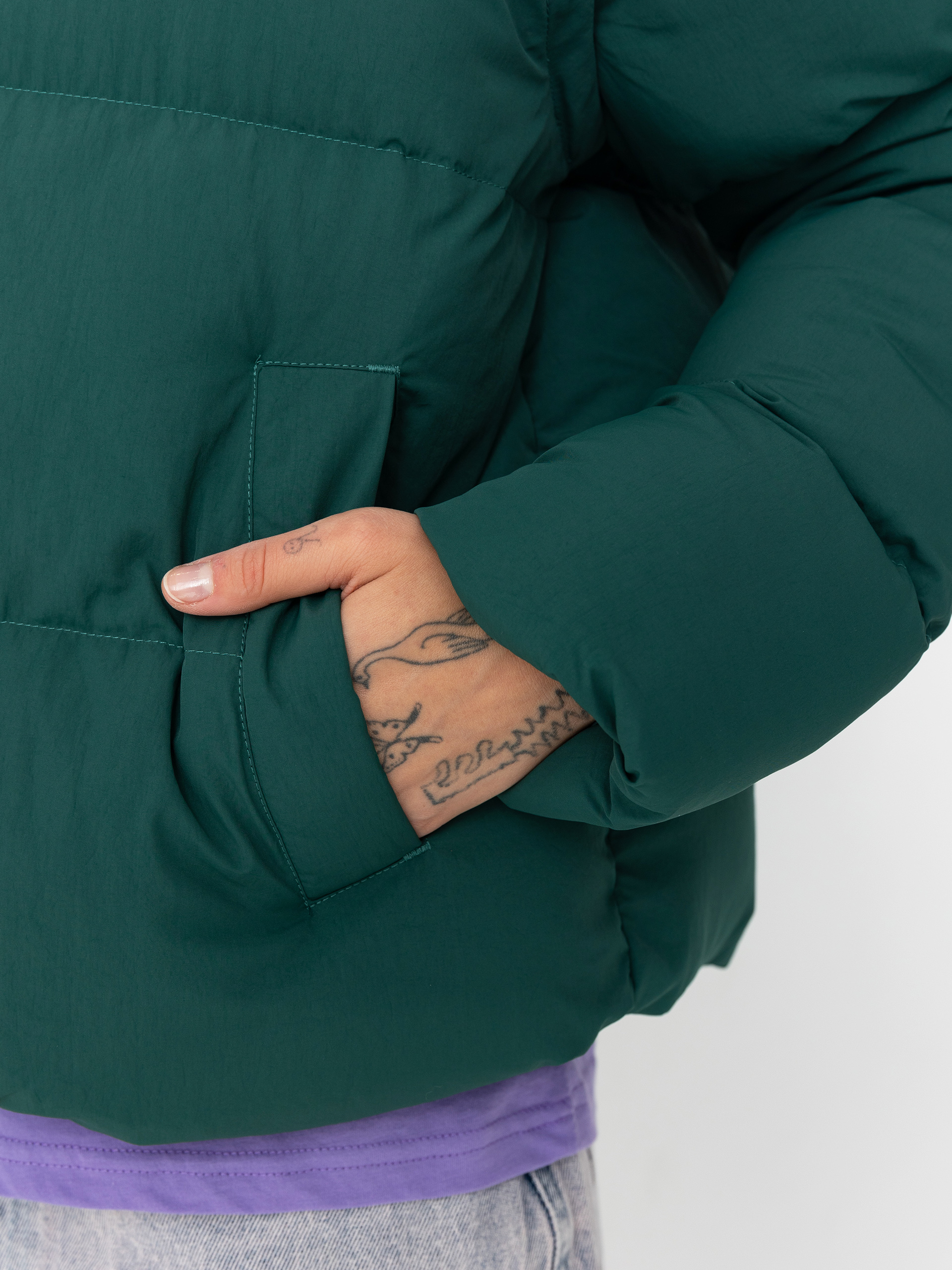 Bunda Santa Cruz Strip 2 In 1 Quilted Wmn (emerald)