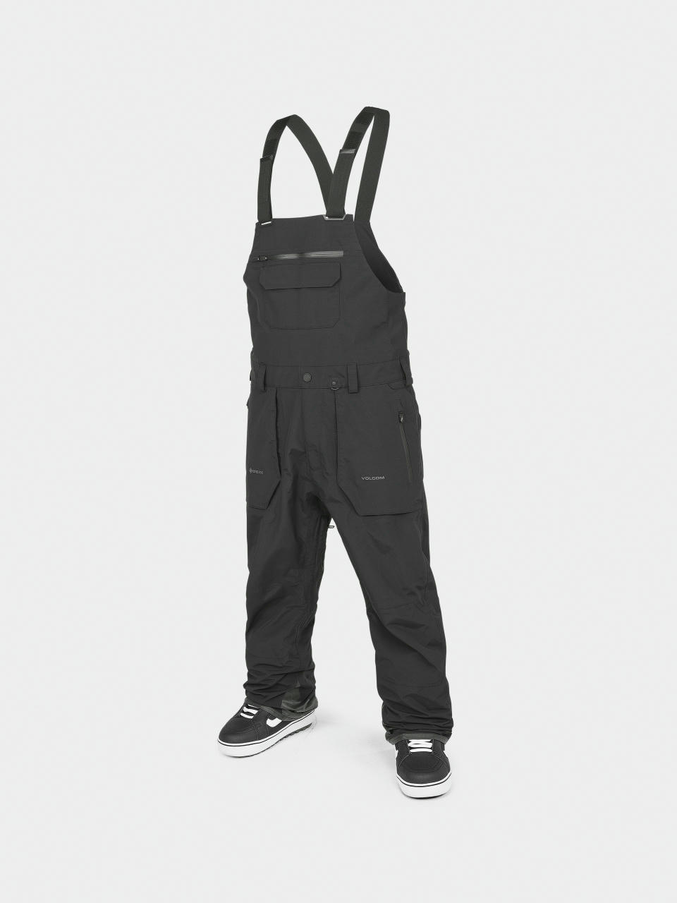 Pánské Snowboardové kalhoty  Volcom Rain Gore Tex Bib Overall (black)