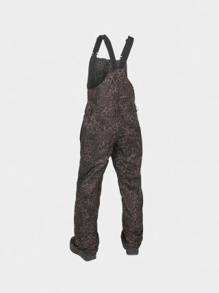 Snowboardové kalhoty  Volcom Swift Bib Overall Wmn (leopard)