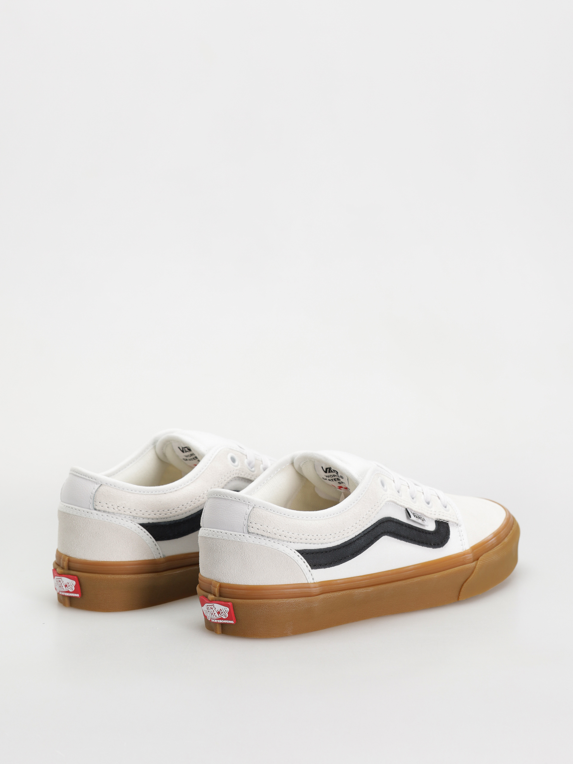 Boty Vans Skate Chukka Low Sidestripe (white/black/gum)