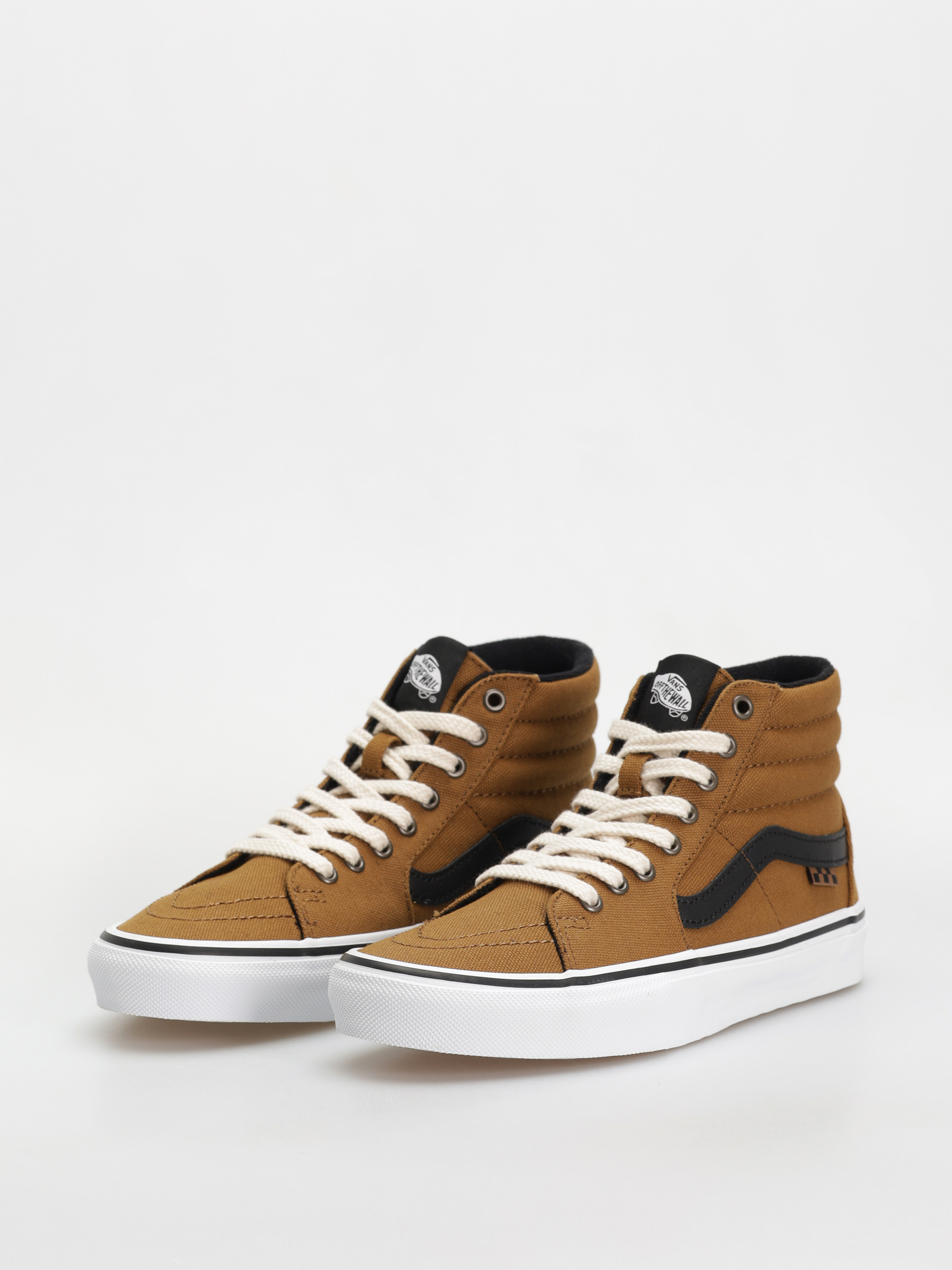 Boty Vans Skate Sk8 Hi (duck canvas golden brown)