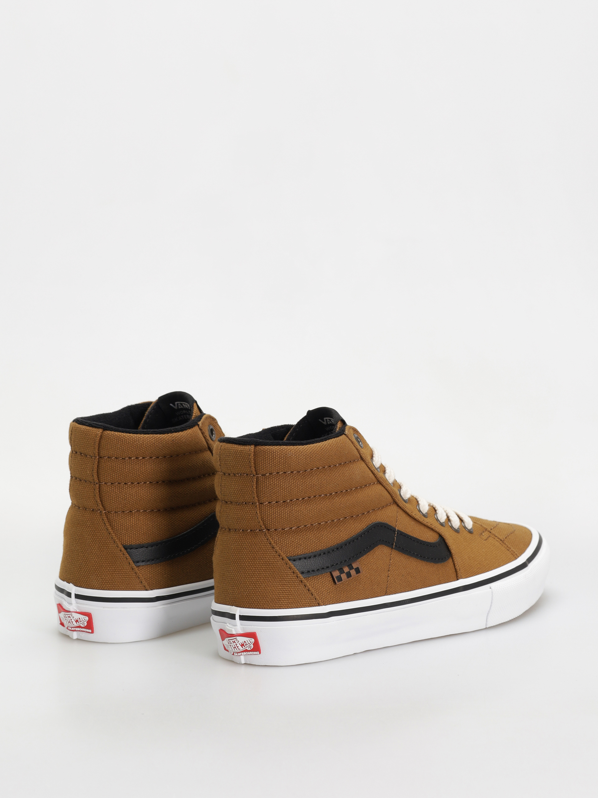 Boty Vans Skate Sk8 Hi (duck canvas golden brown)