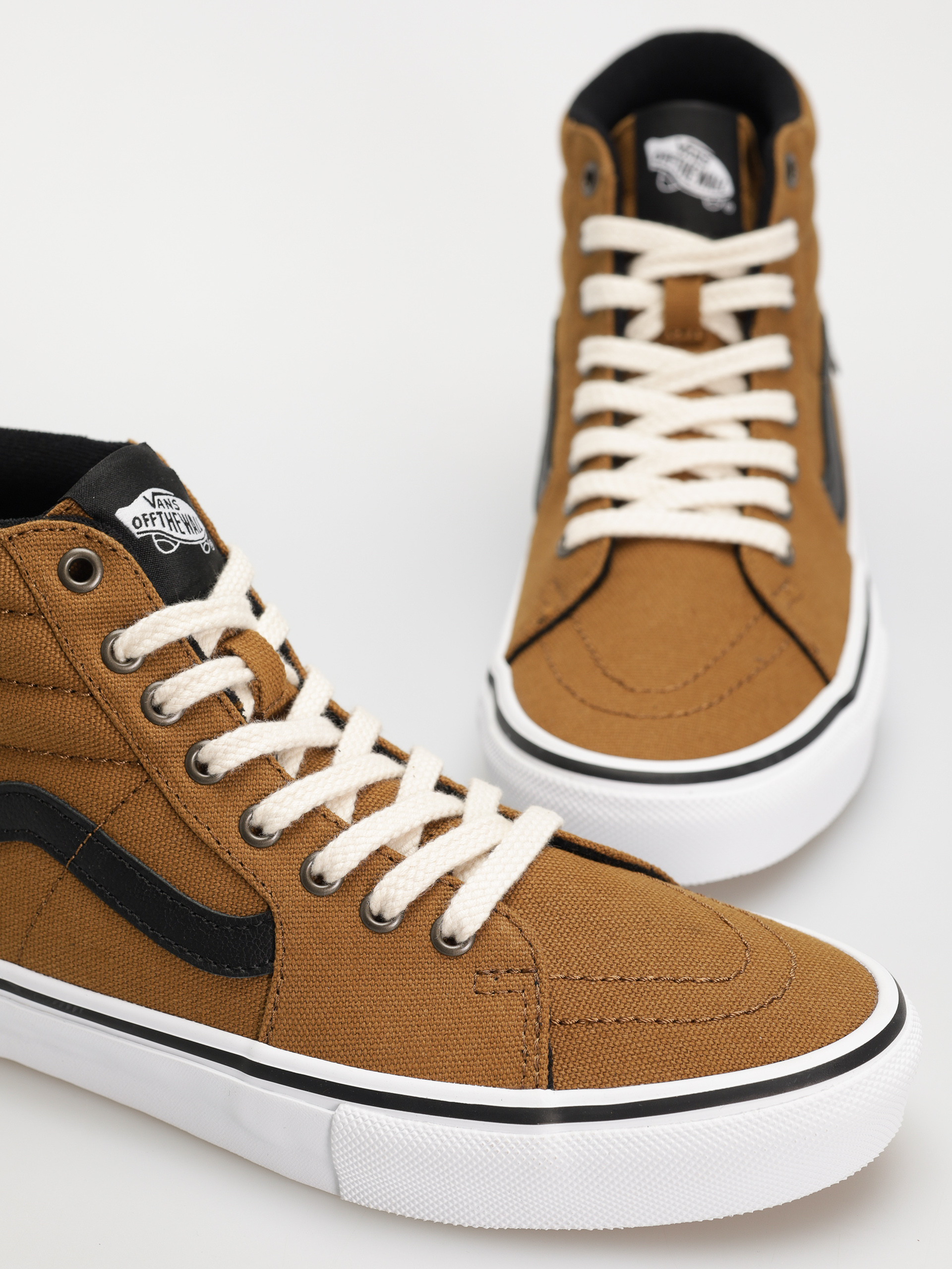 Boty Vans Skate Sk8 Hi (duck canvas golden brown)