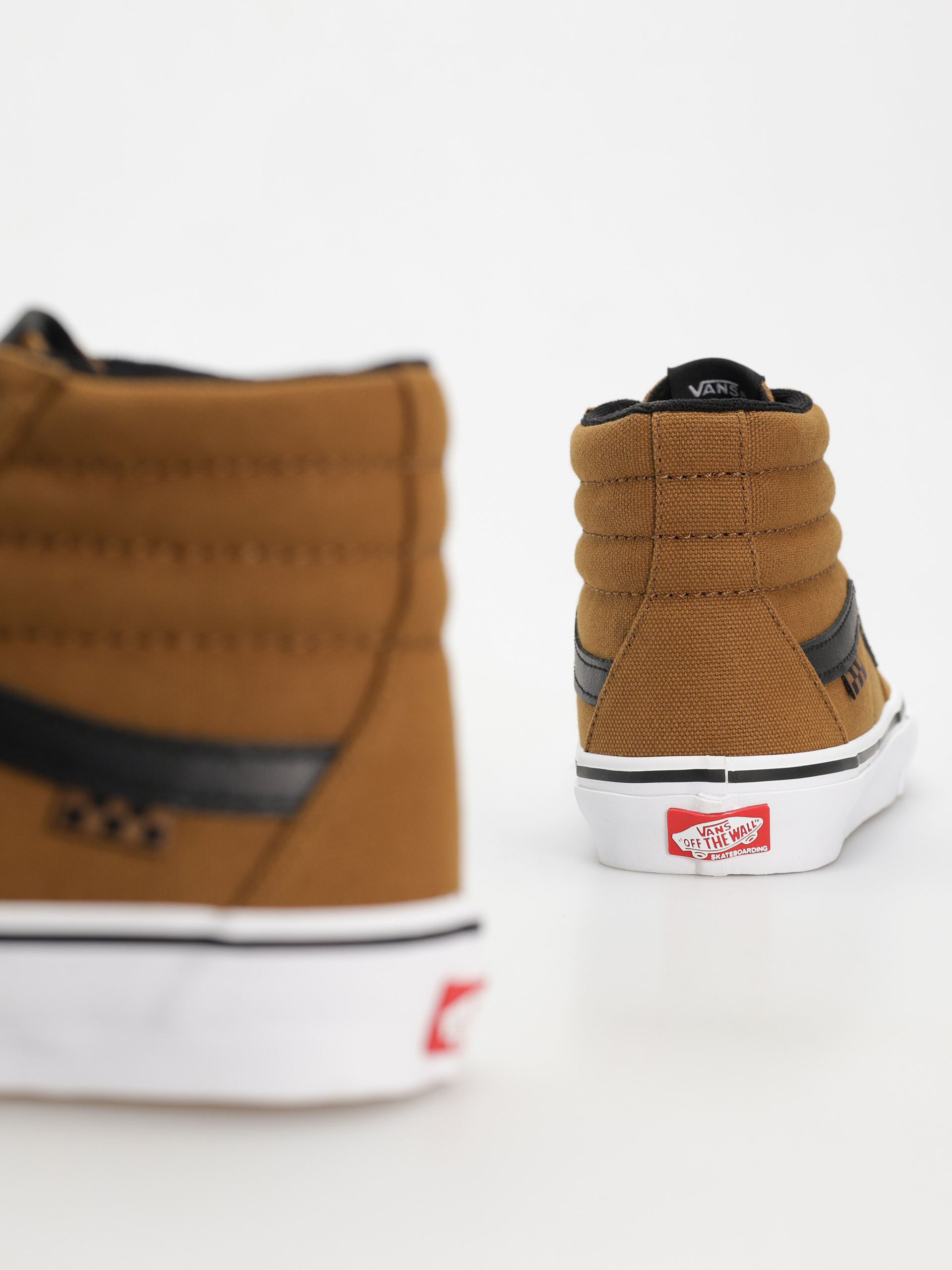Boty Vans Skate Sk8 Hi (duck canvas golden brown)