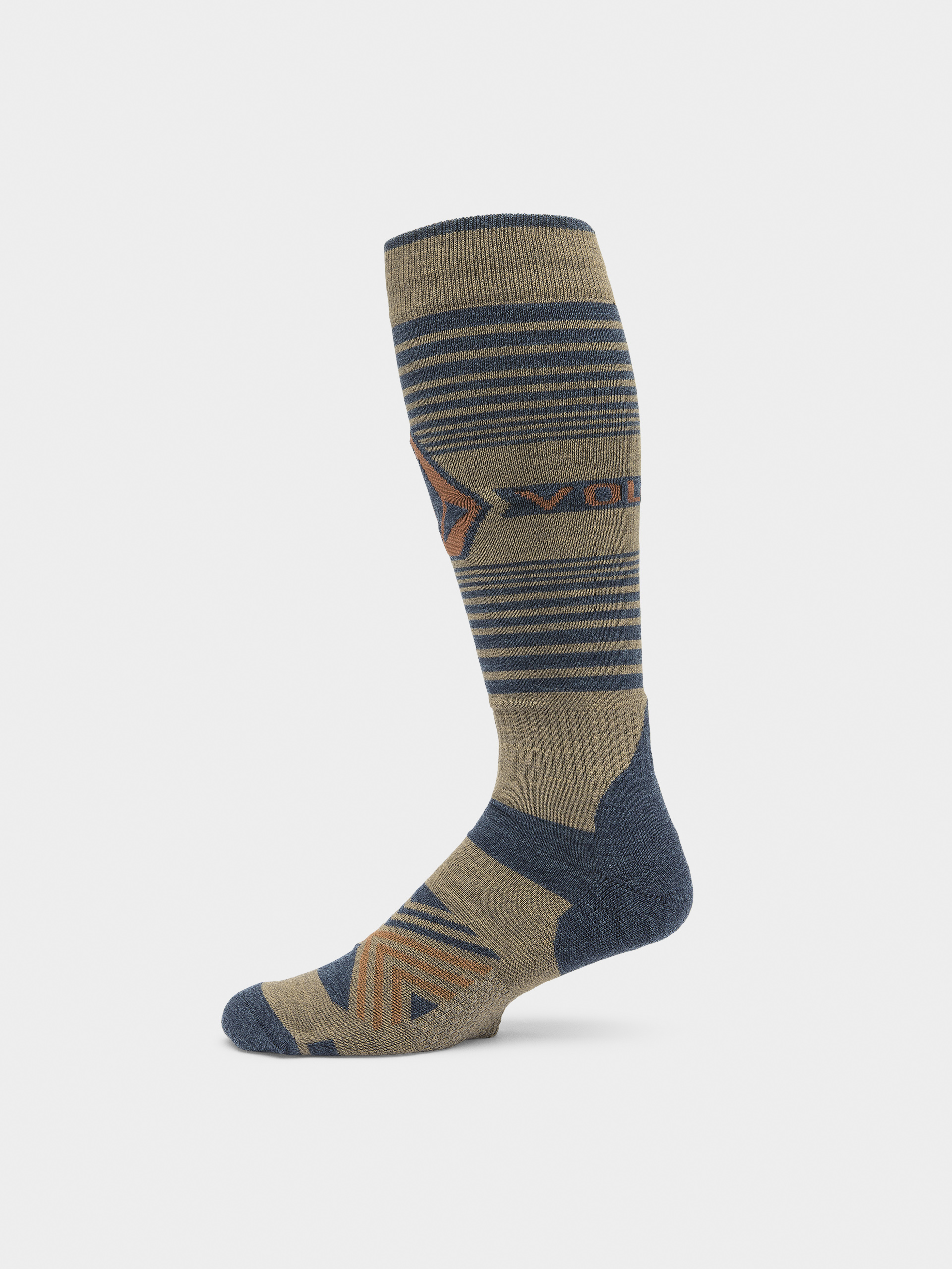 Ponožky Volcom Horizon Wool Blend Otc (chestnut brown)