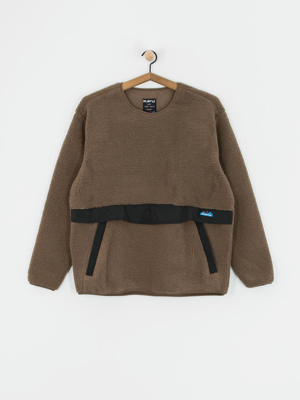 Pánský Fleecová mikina Kavu Port Pullover (walnut)