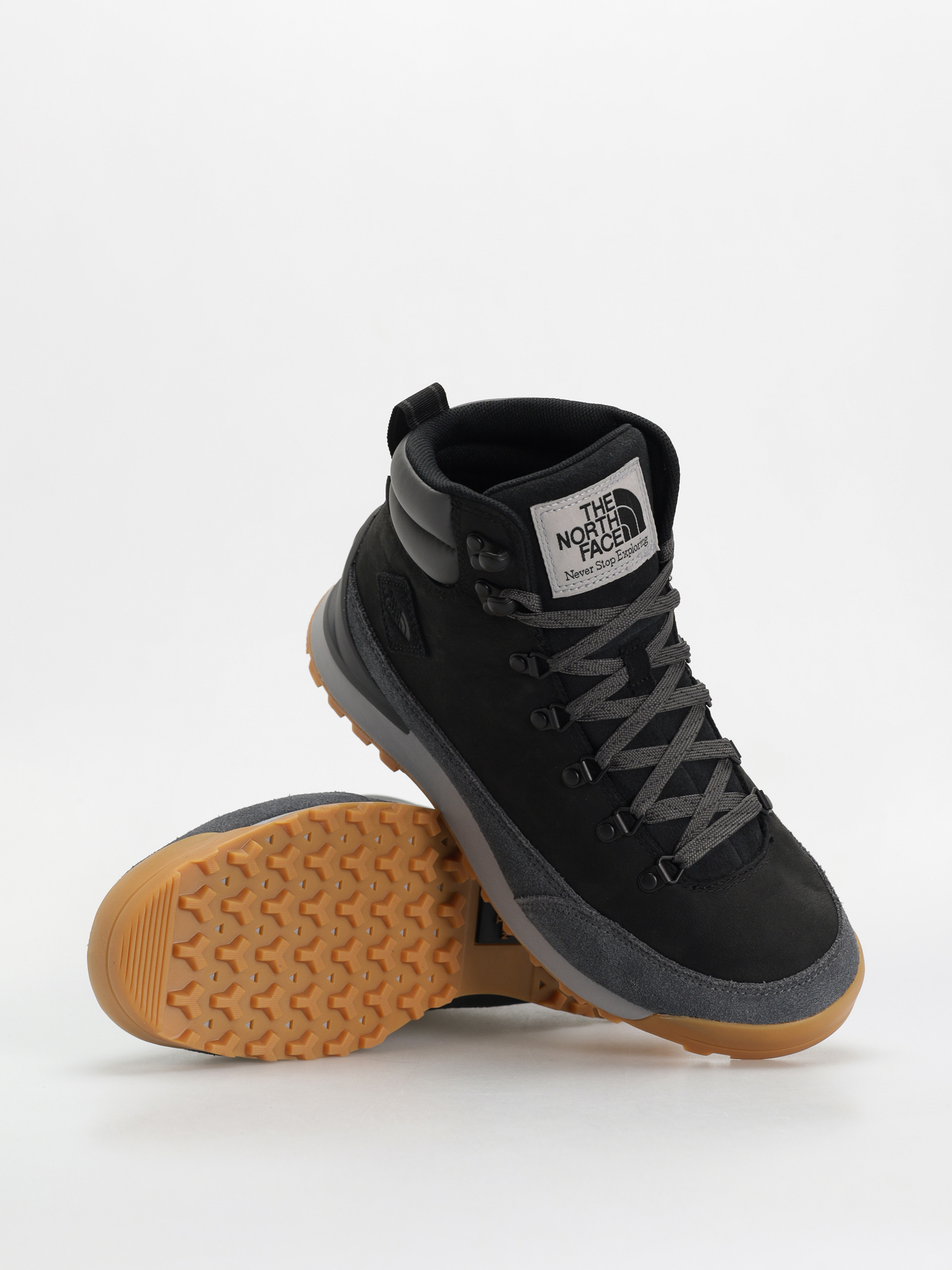 Boty The North Face Back To Berkeley Iv Leather Wp (tnf black/asphalt grey)