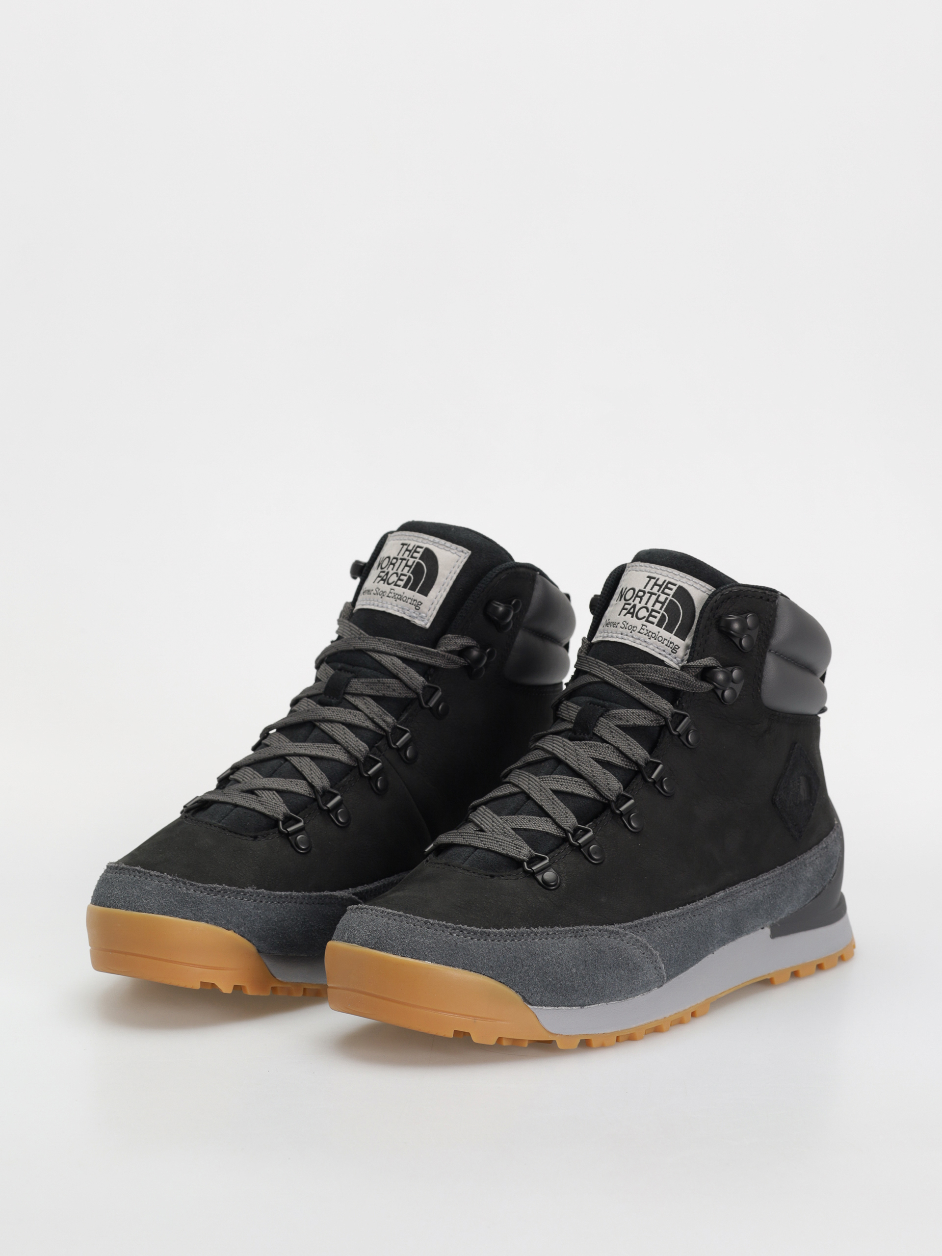 Boty The North Face Back To Berkeley Iv Leather Wp (tnf black/asphalt grey)