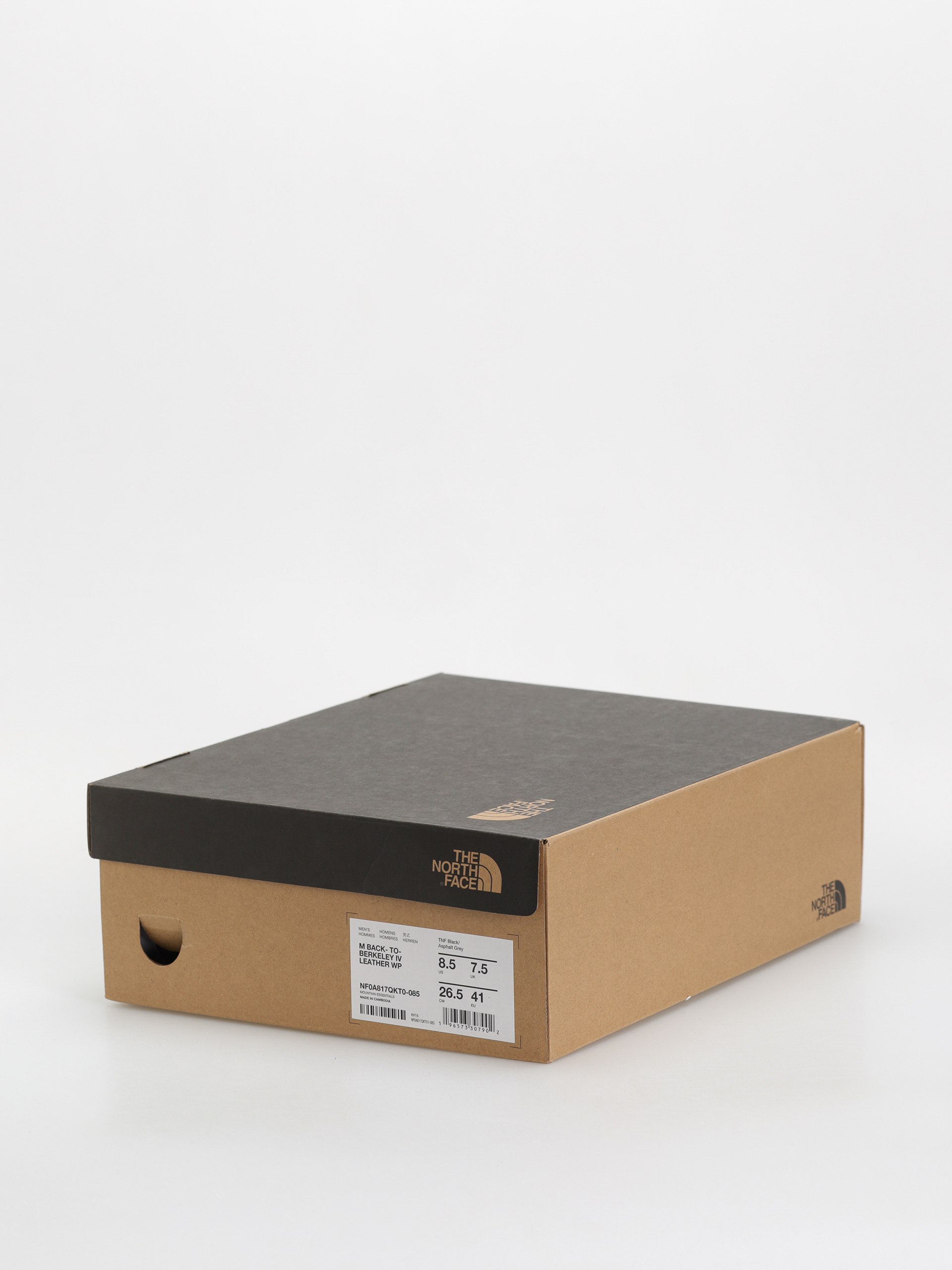 Boty The North Face Back To Berkeley Iv Leather Wp (tnf black/asphalt grey)