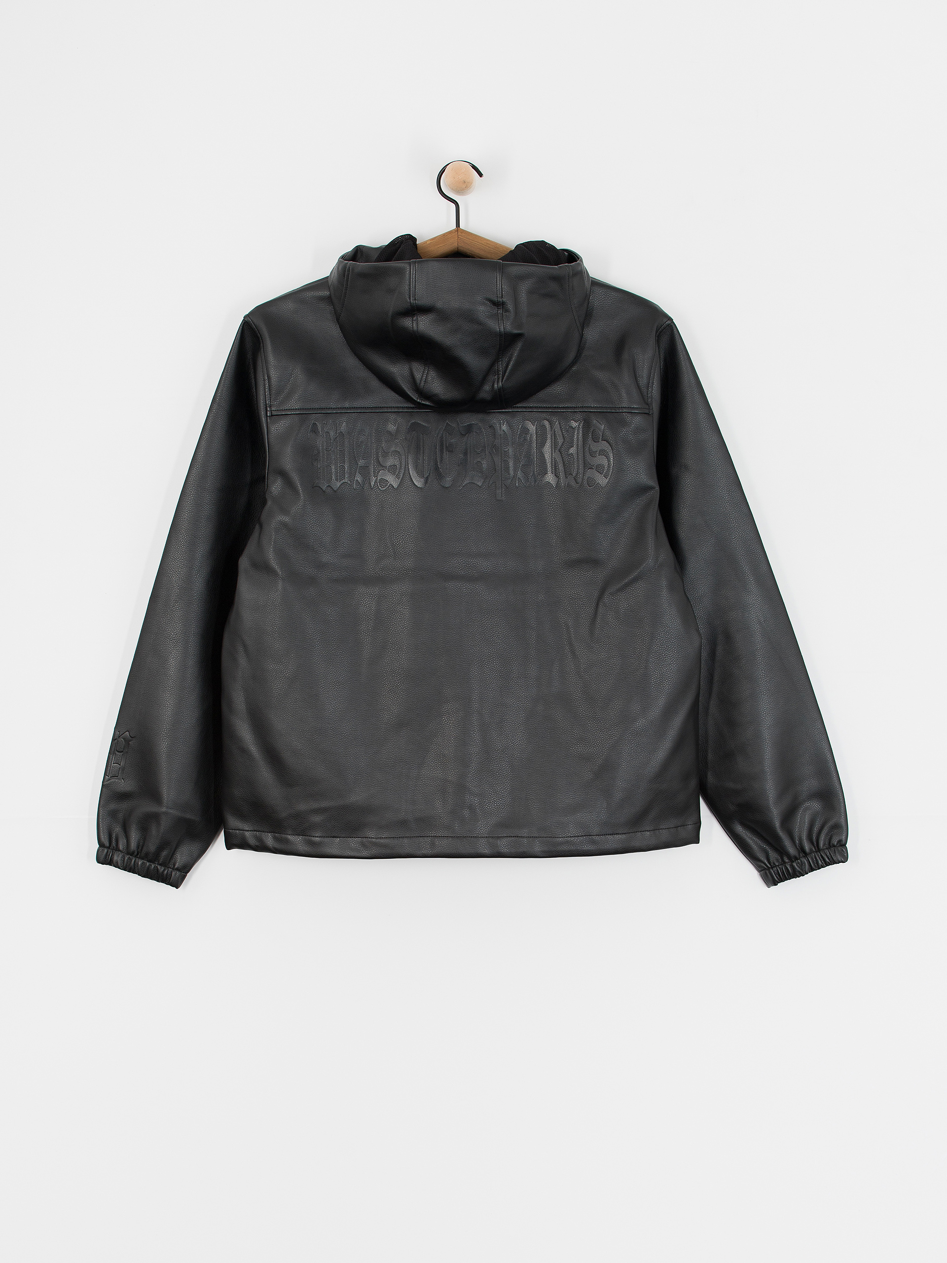 Bunda Wasted Paris Kingdom Faux Leather Windbreaker (black)