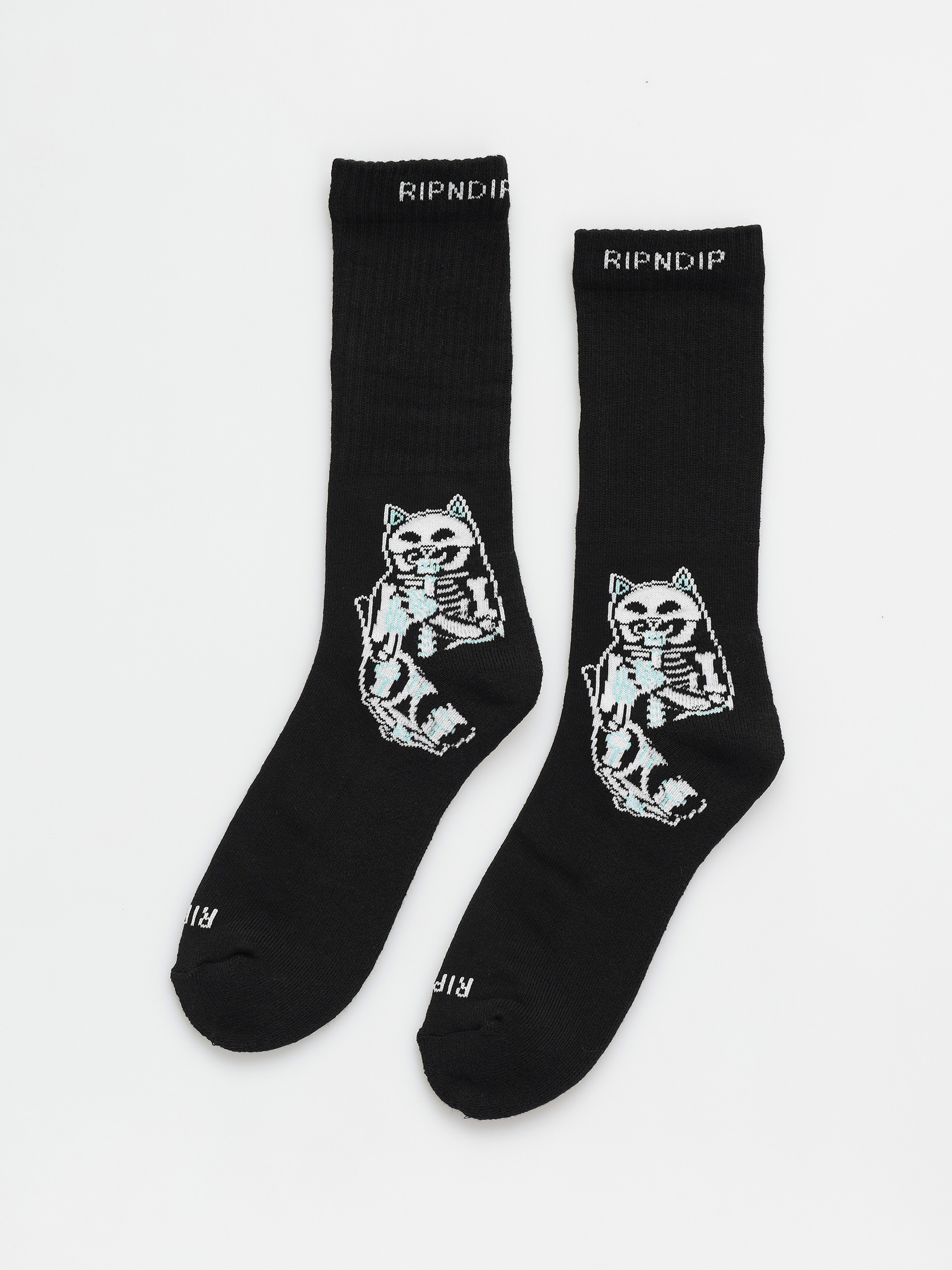 Ponožky RipNDip Lord Skelly (black)