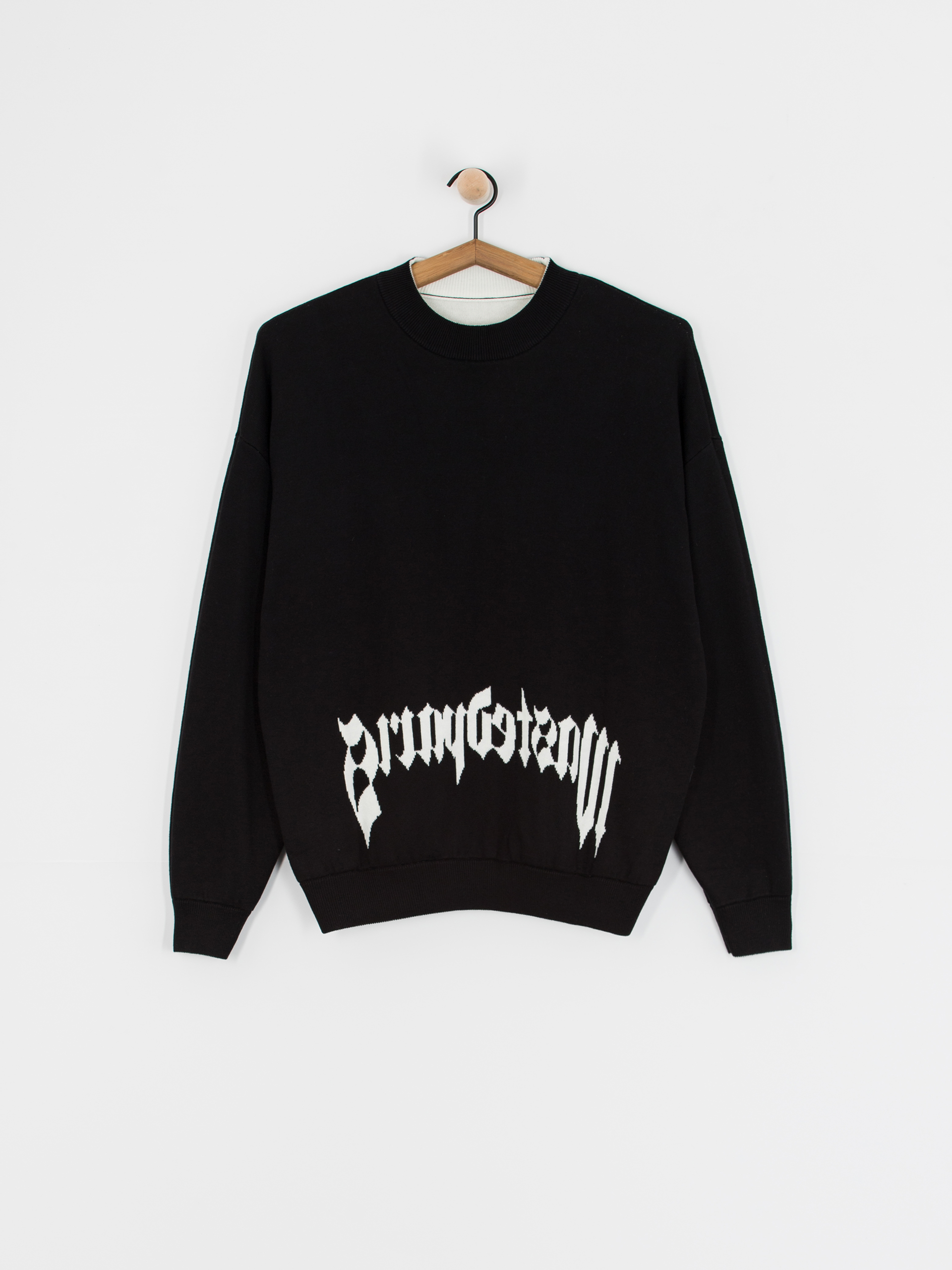 Svetr Wasted Paris Pitcher Reverse (white/black)