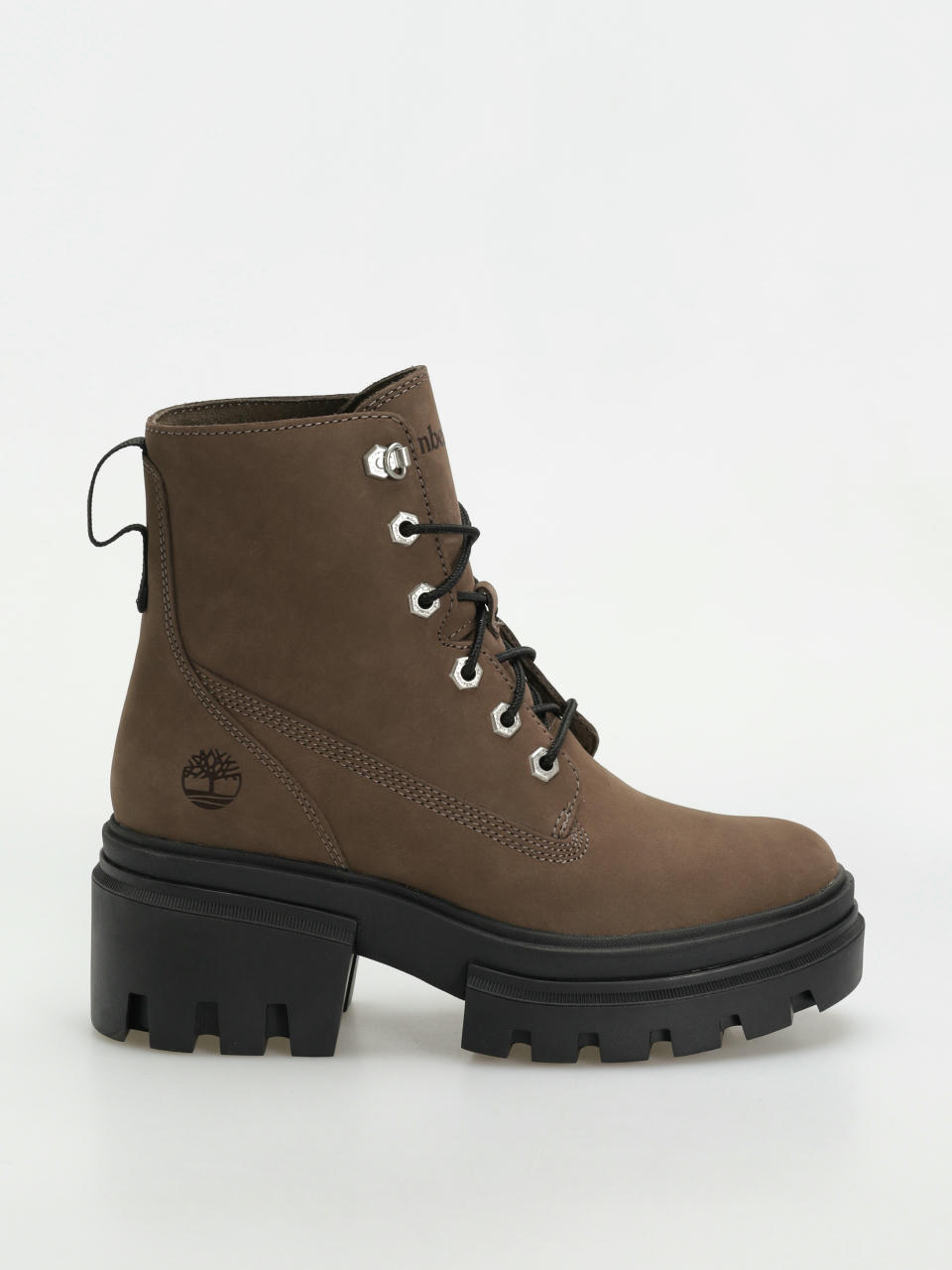 Zimní boty Timberland Everleigh Mid Lace Up Wmn (medium brown nubuck)