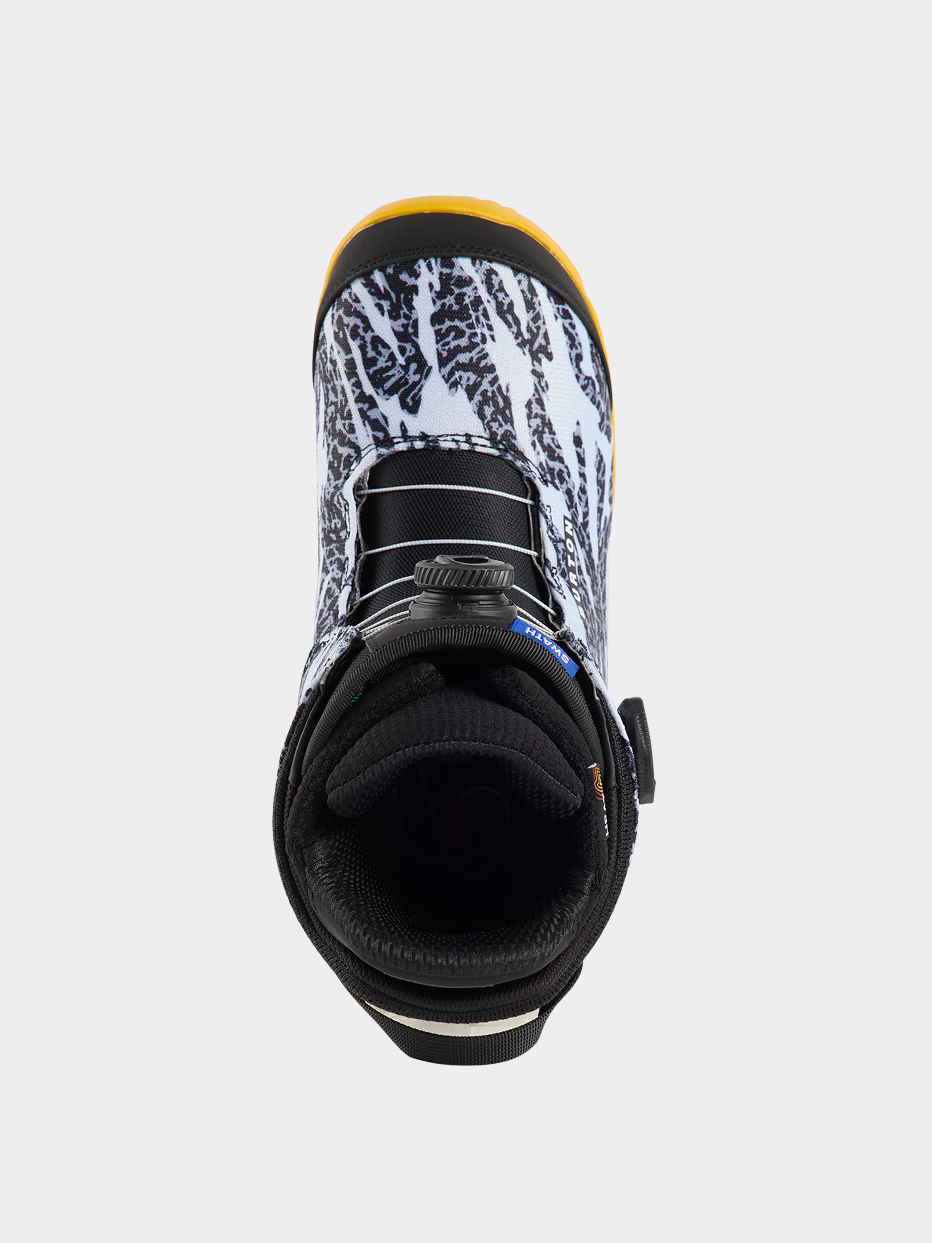 Pánské Boty na snowboard Burton Swath Boa (zebra/goldenrod)