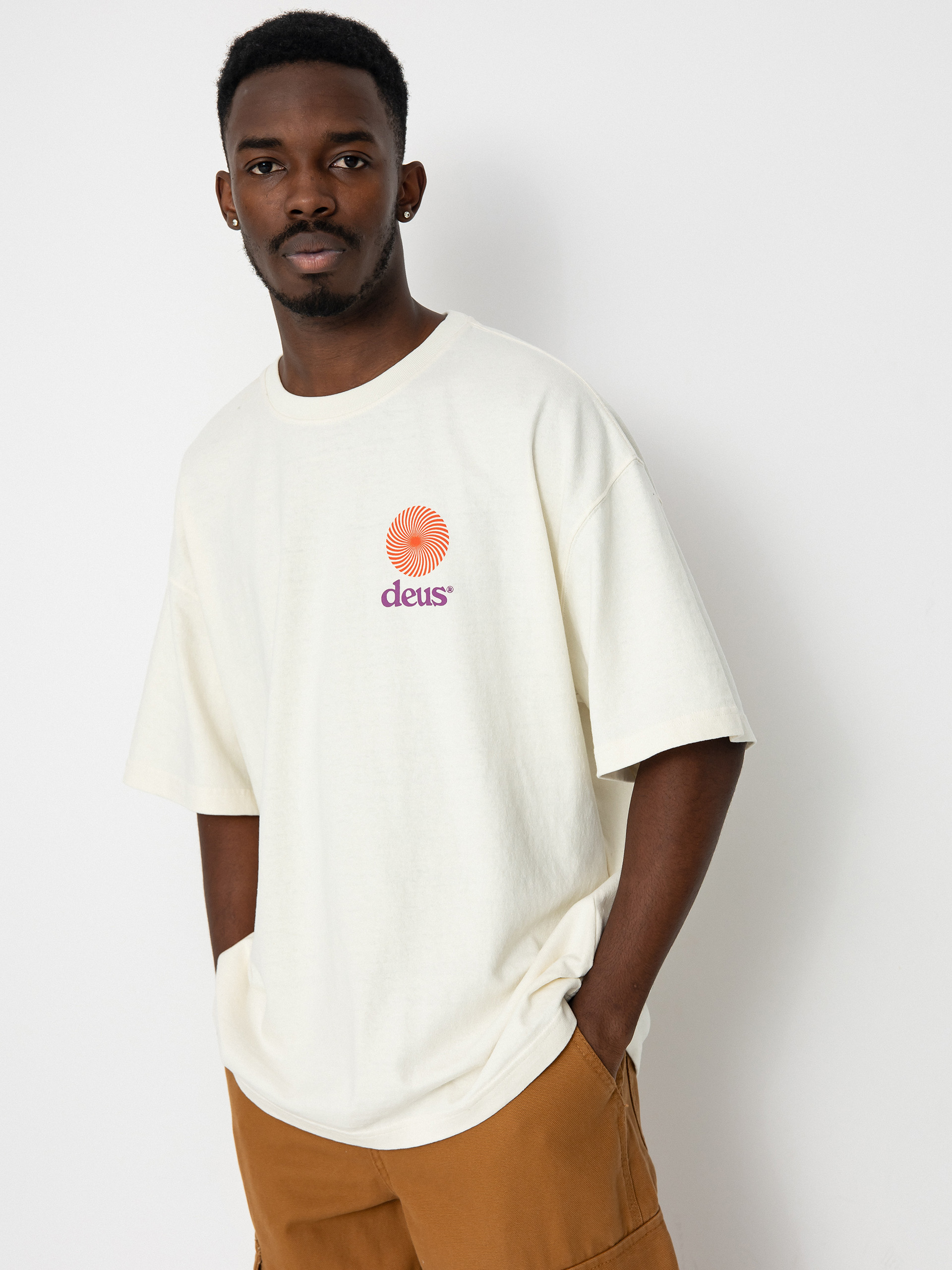 Tričko Deus Ex Machina Strata (vintage white)