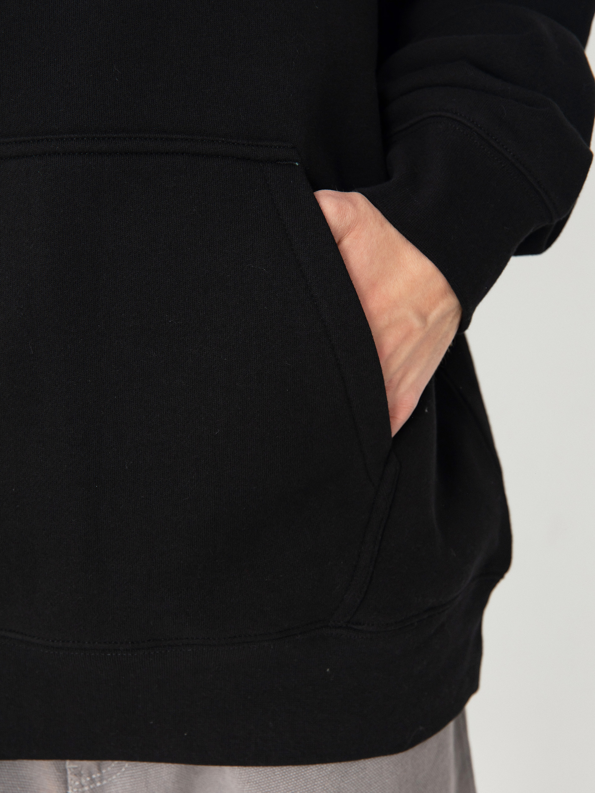 Mikina s kapucí Fox X Kawasaki HD (black)