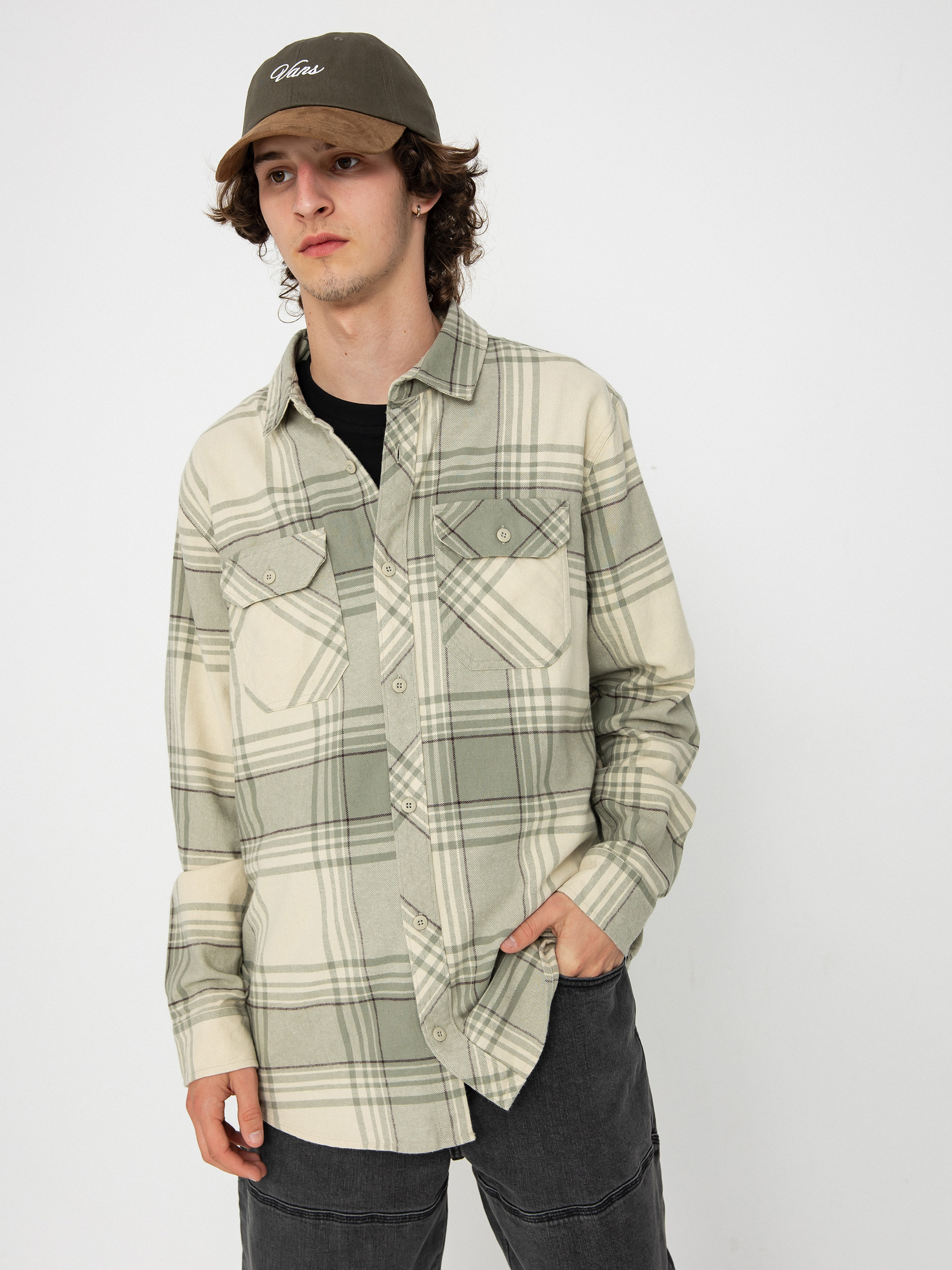 Košile Fox Traildust Flannel (cream)