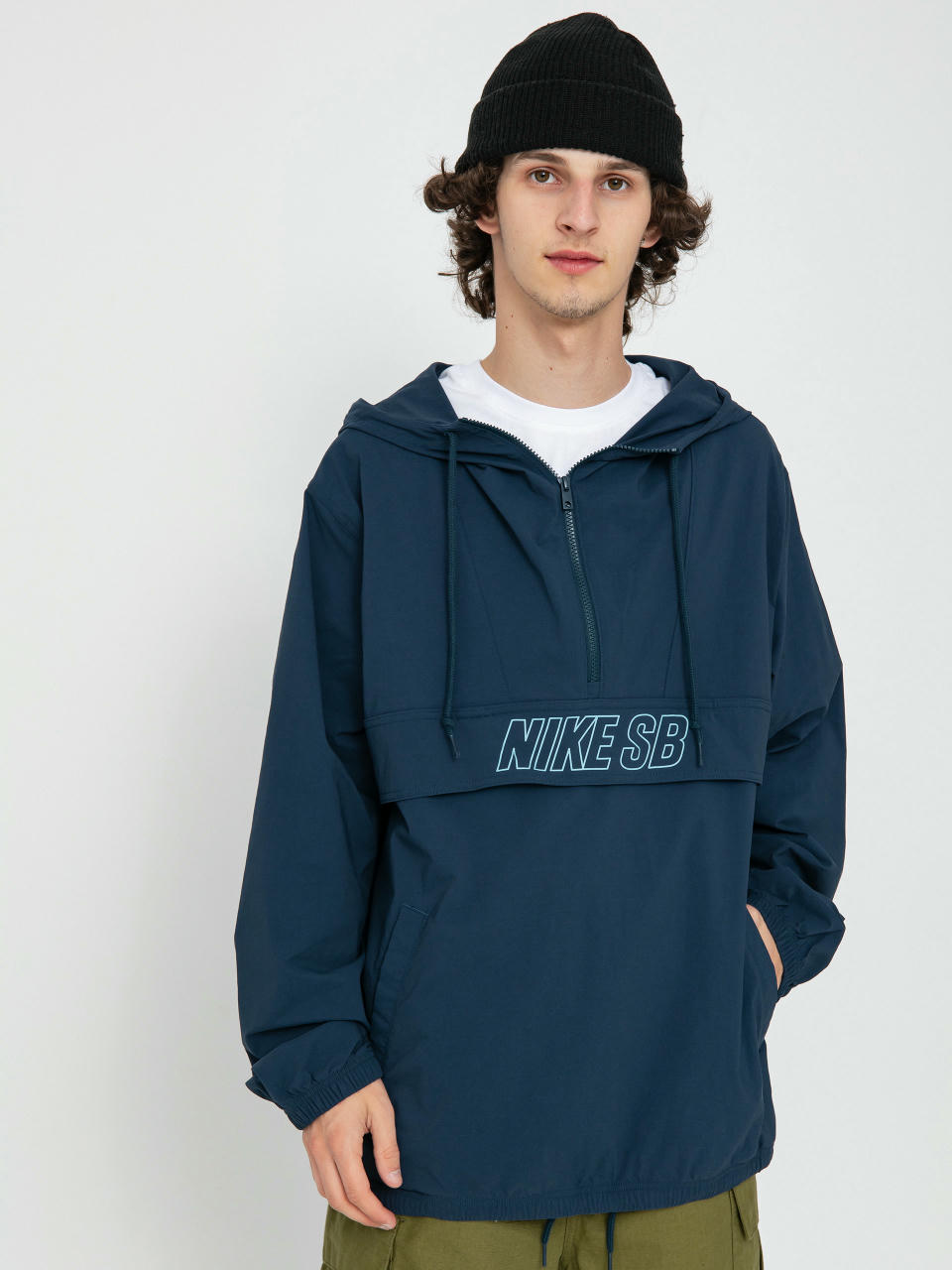 Bunda Nike SB Anorak (armory navy/denim turq)