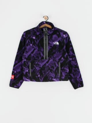 Fleecová mikina The North Face Tnf Fleeski 1/4 Zip Wmn (peak purple 3d summit m)