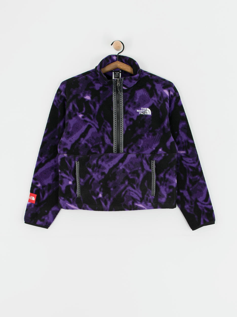 Dámský Fleecová mikina The North Face Tnf Fleeski 1/4 Zip (peak purple 3d summit m)