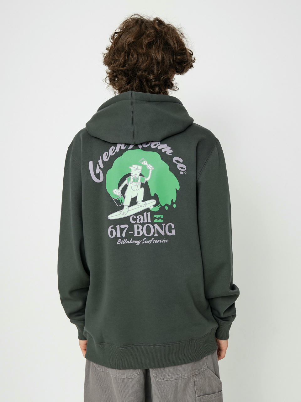 Mikina s kapucí Billabong Surf Service HD (slate green)