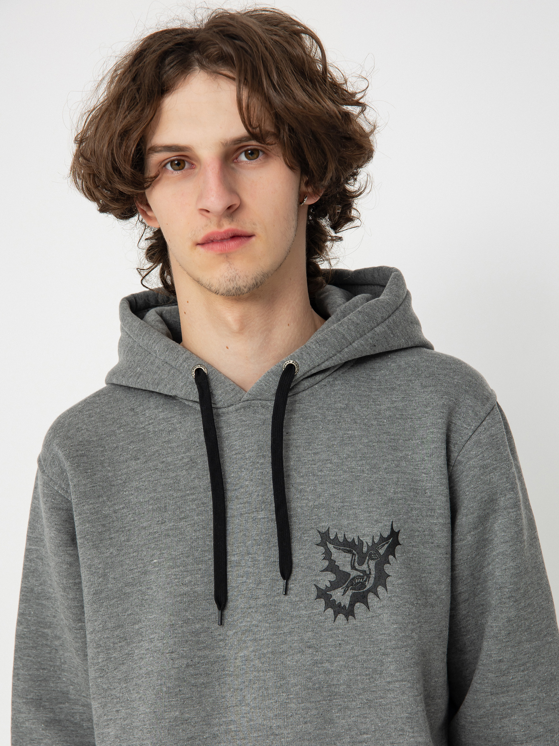 Mikina s kapucí Nervous Alive HD (grey)