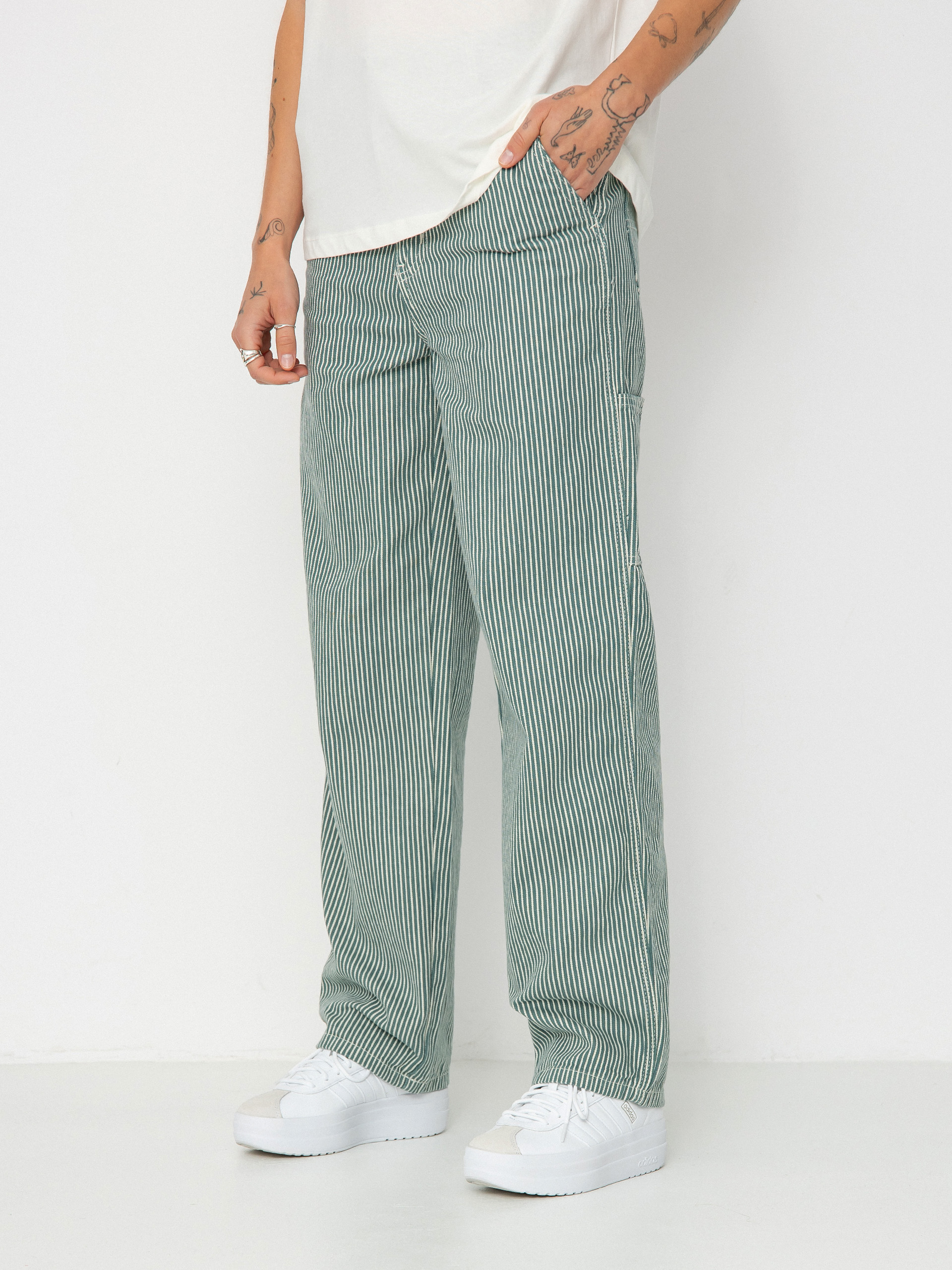 Kalhoty Dickies Hickory Wmn (lincoln green)