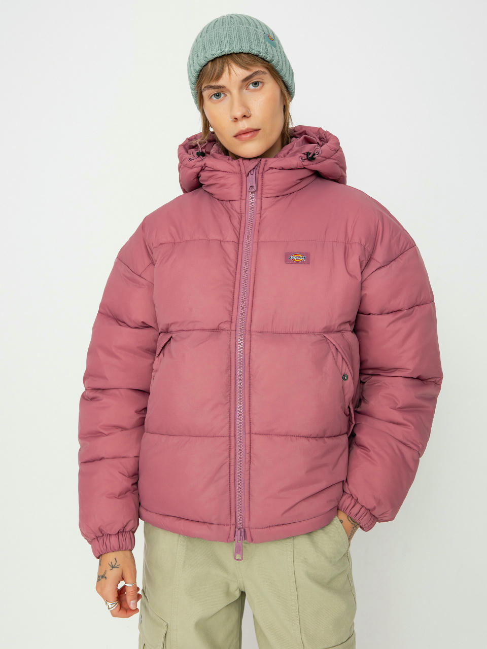 Bunda Dickies Alatna Oversized Puffer Wmn (mellow mauve)