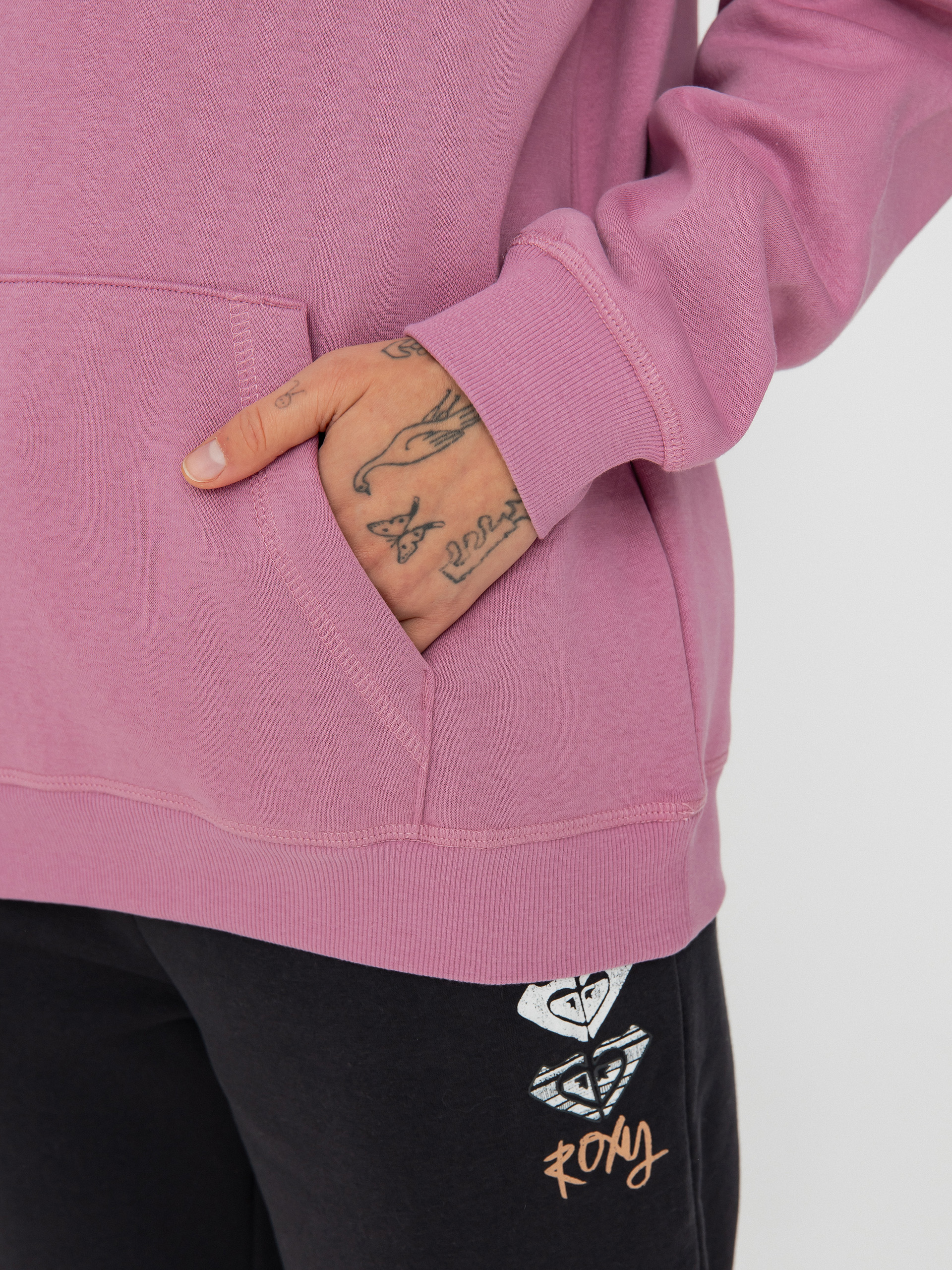 Mikina s kapucí Roxy Surf Stoked Brushed A HD Wmn (mauve orchid)