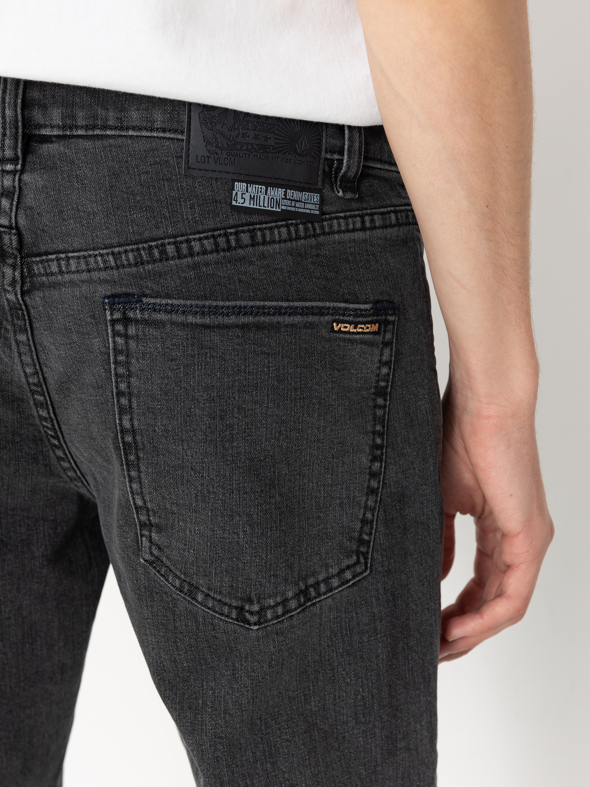 Kalhoty Volcom Vorta Denim (neutral grey)