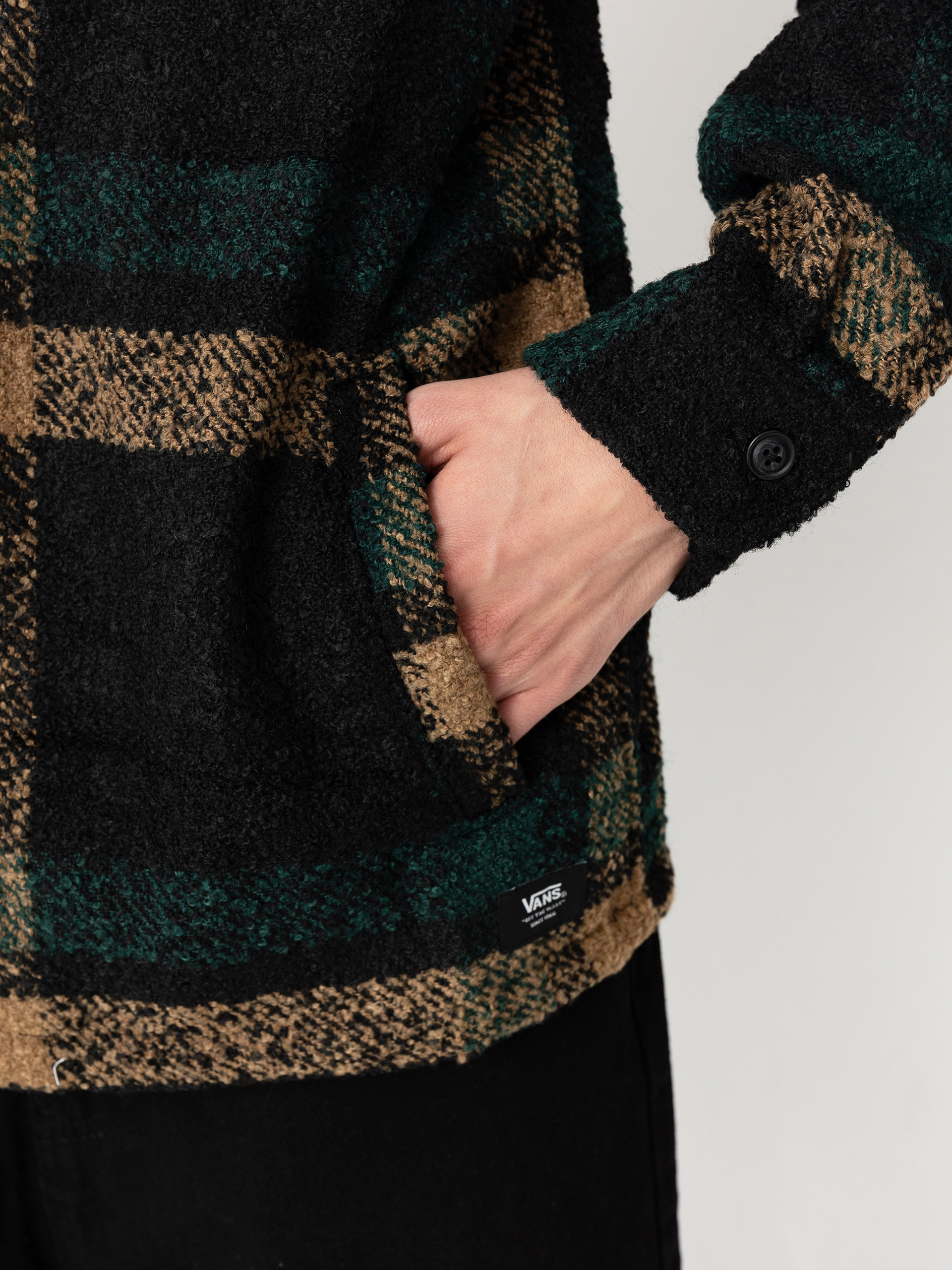 Košile Vans Raywood Shacket (black)