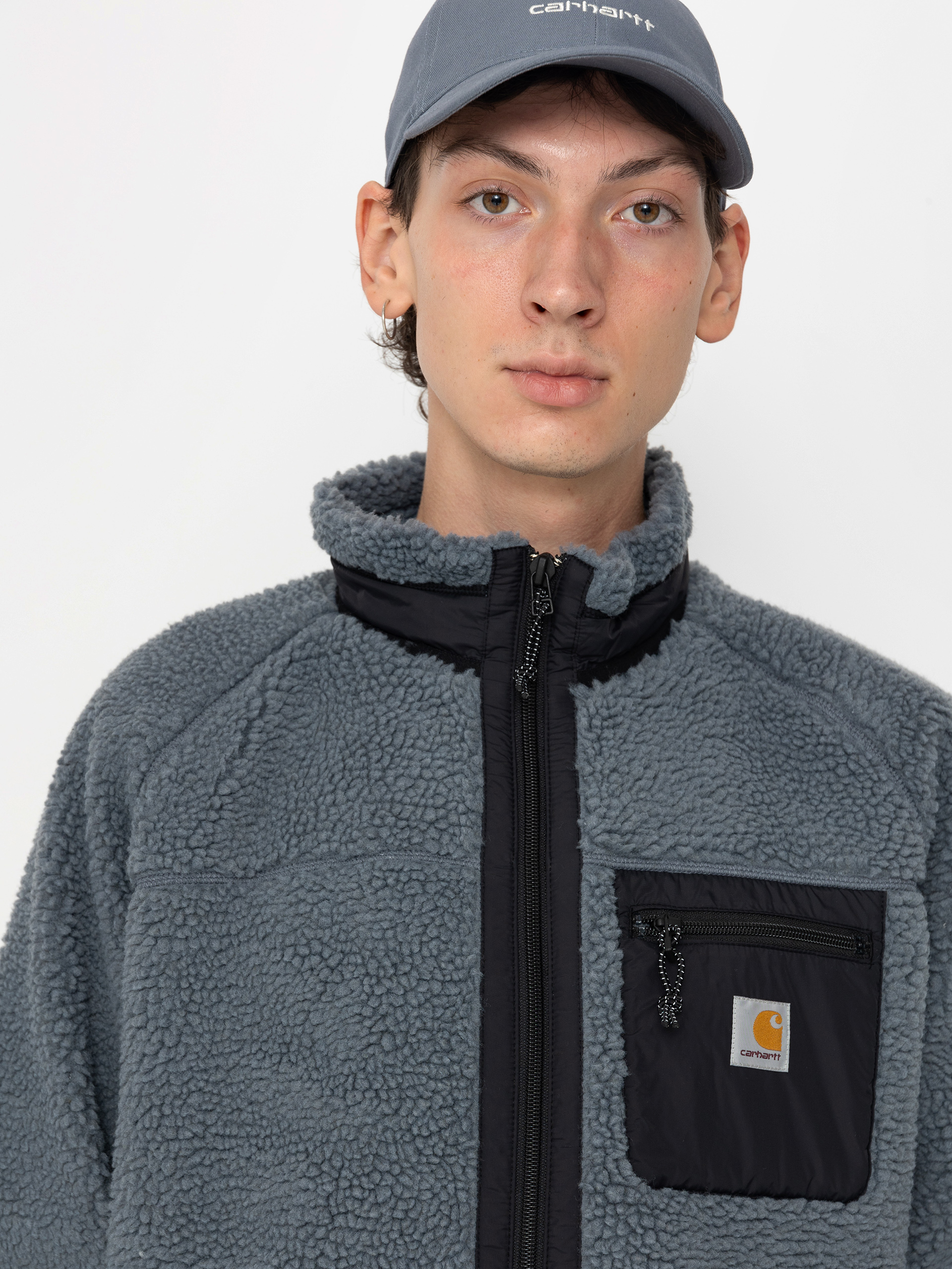 Bunda Carhartt WIP Prentis Liner (dove grey/black)