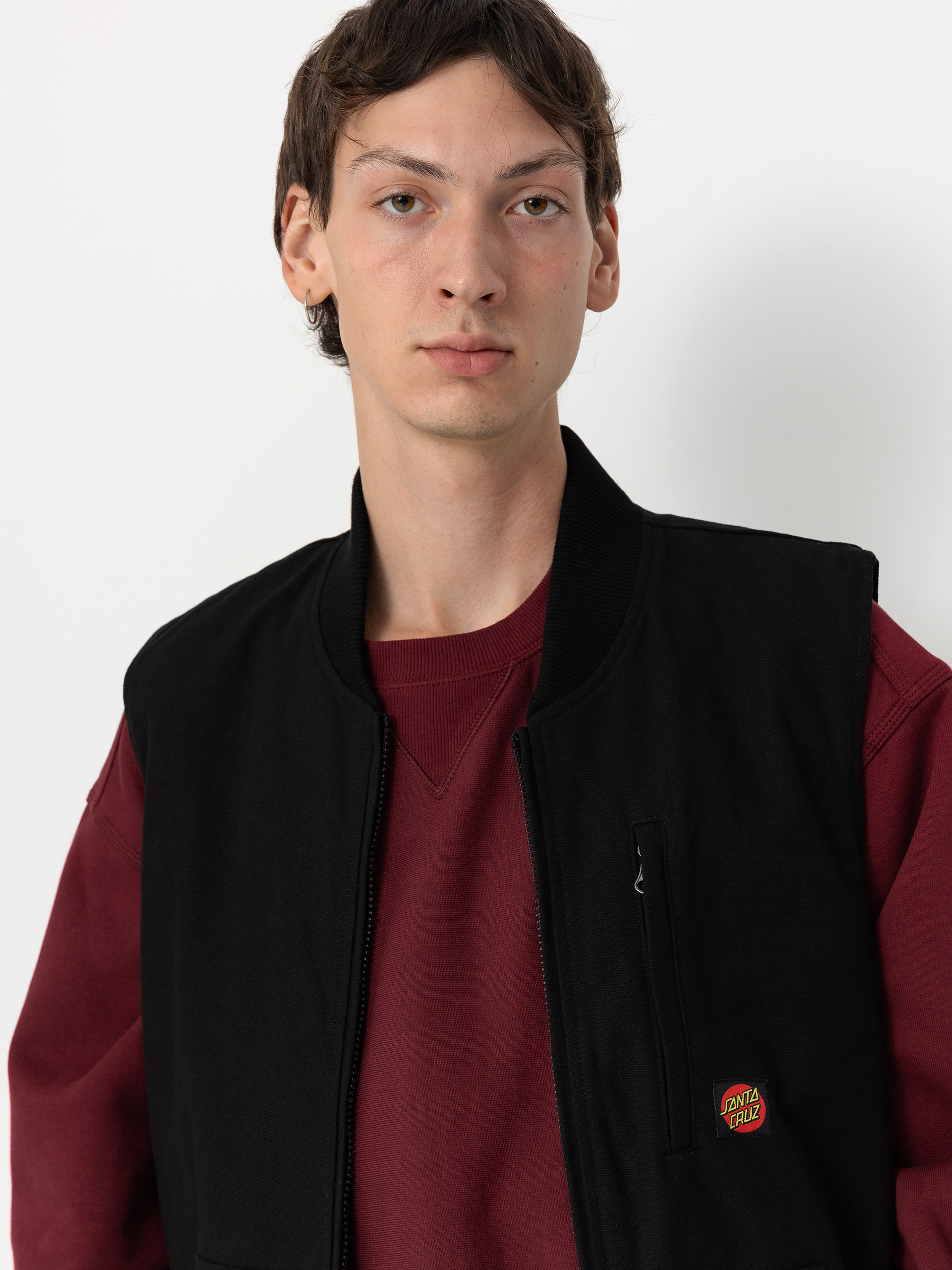 Bunda Santa Cruz Classic Label Vest (black)